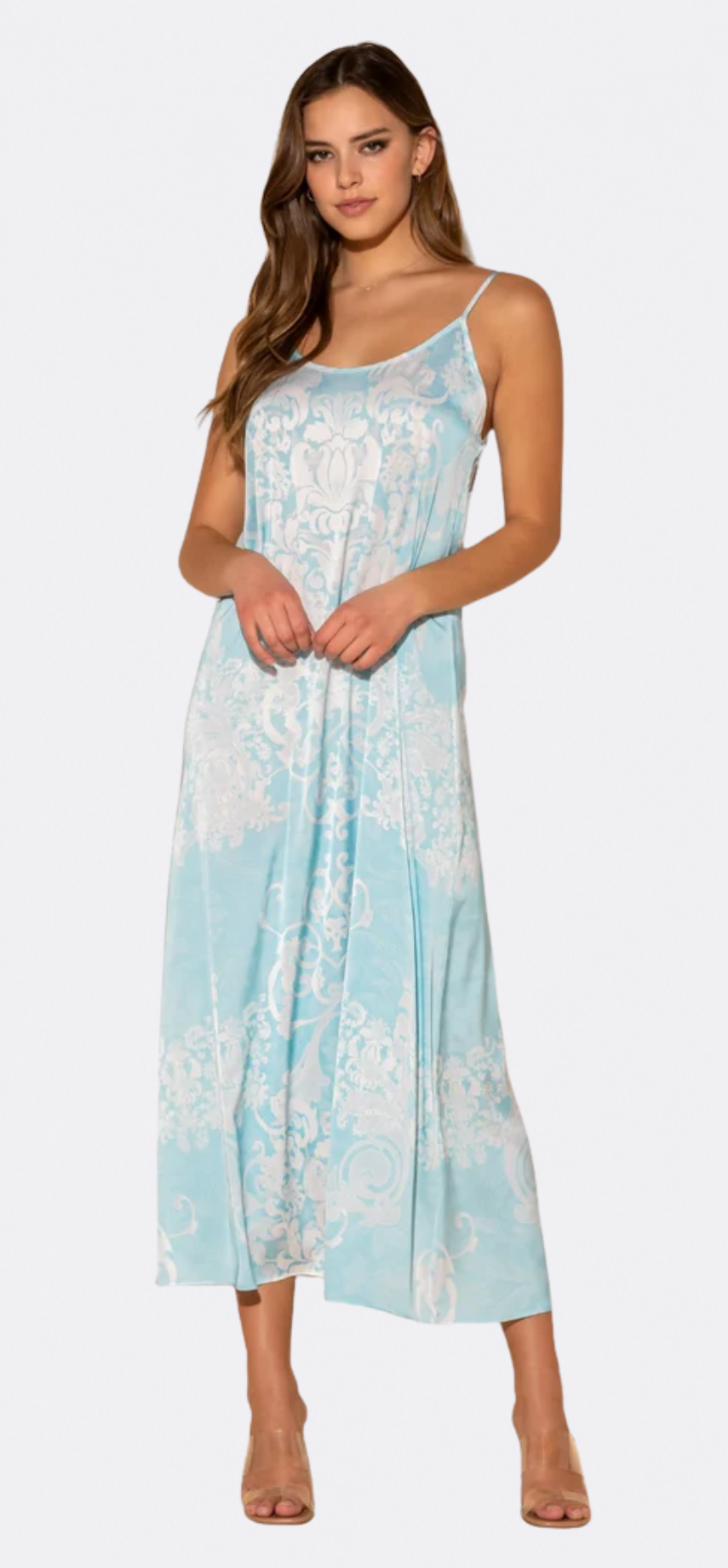 Romantique Blue Long Chemise