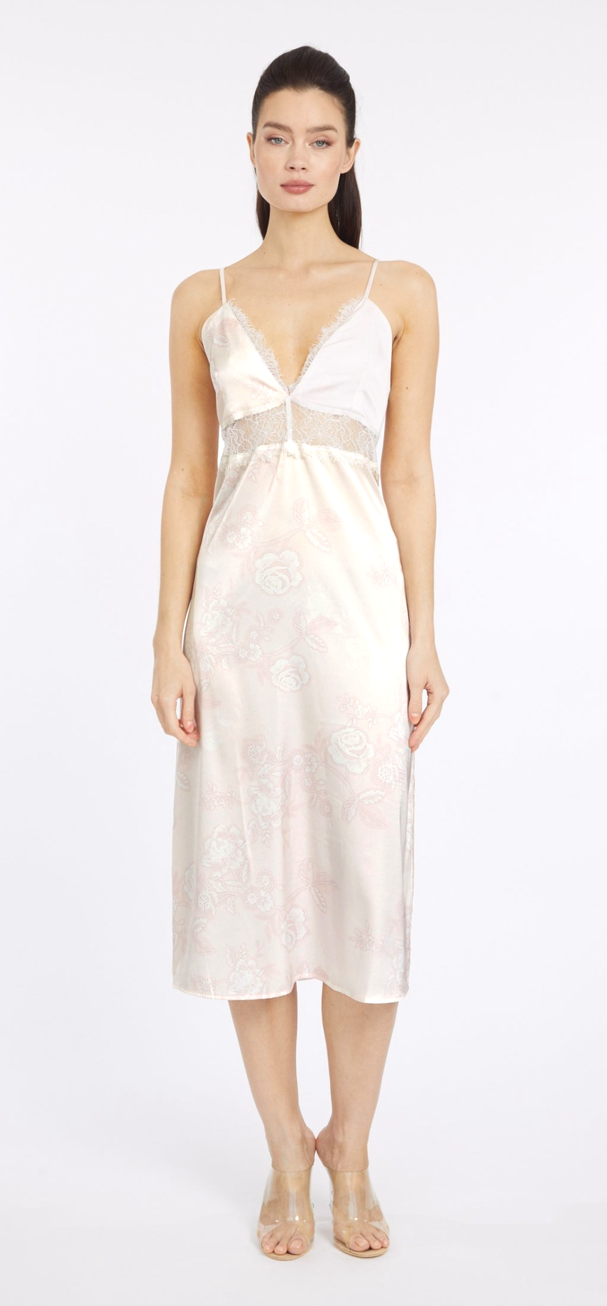 Bliss Rose Gold Lace Dress