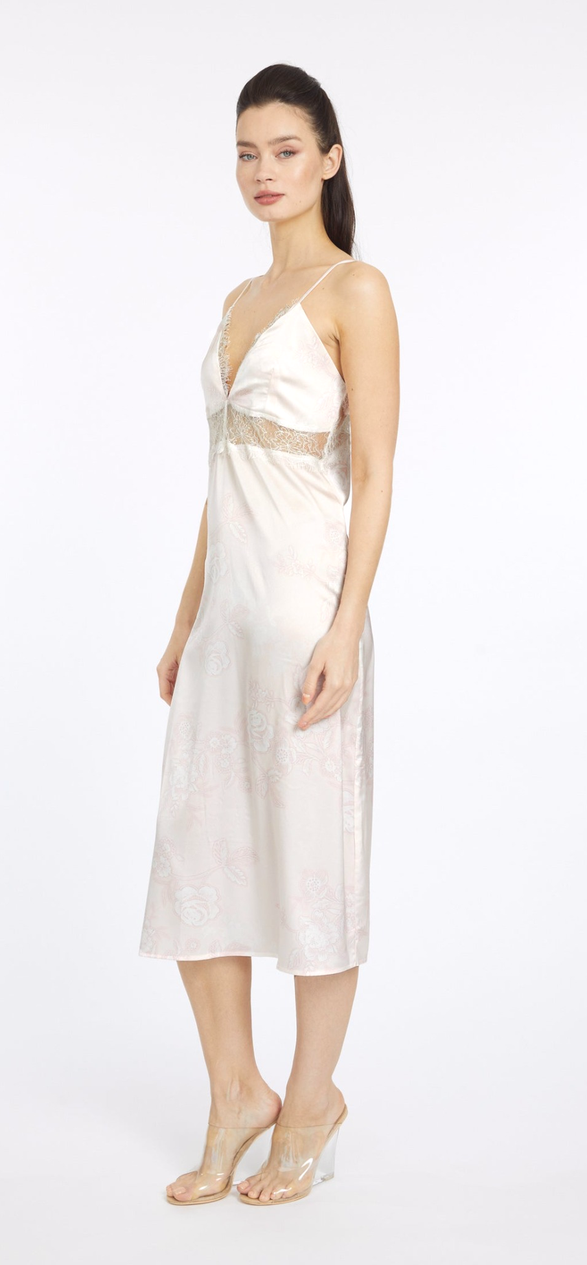 Bliss Rose Gold Lace Dress