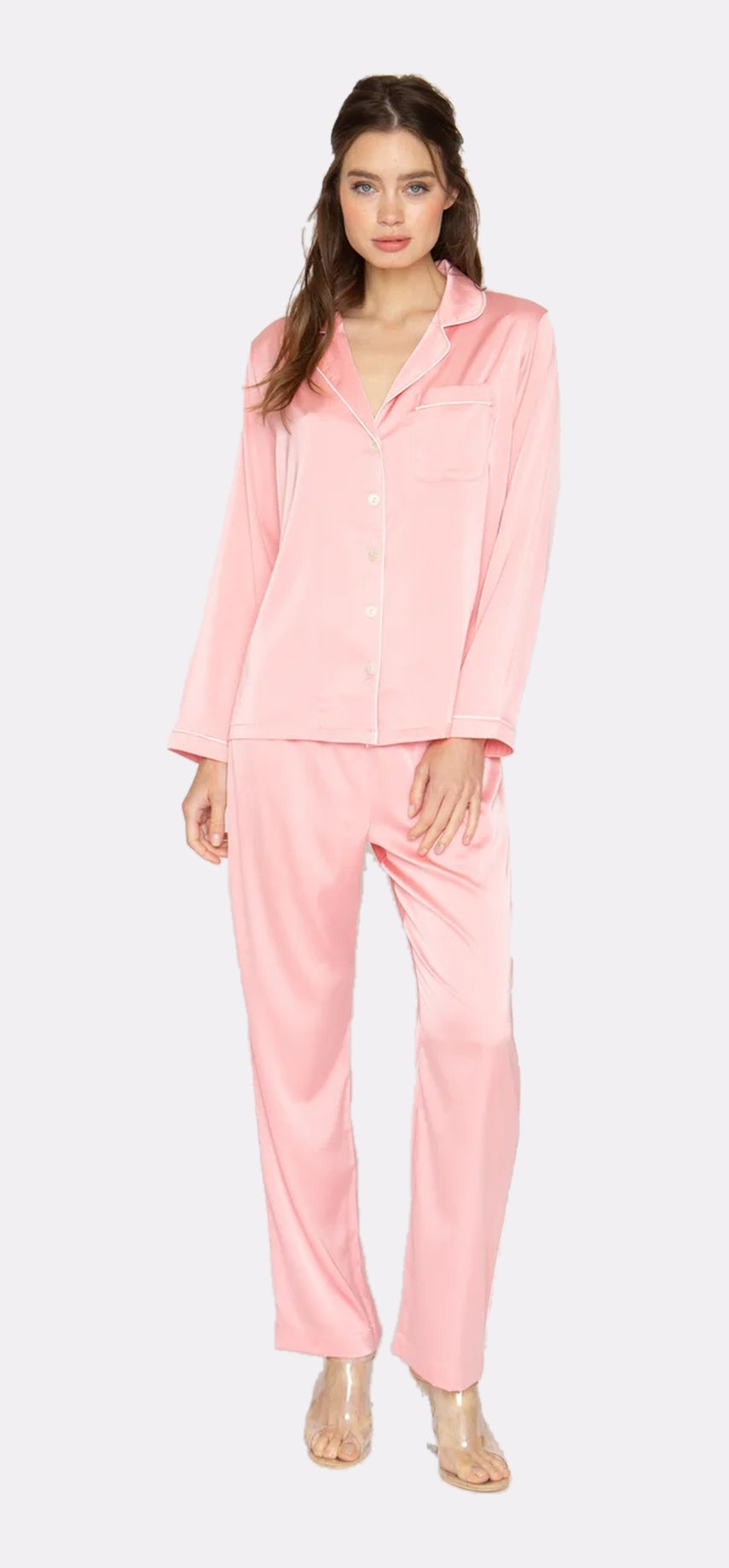 Rose Long PJ Set