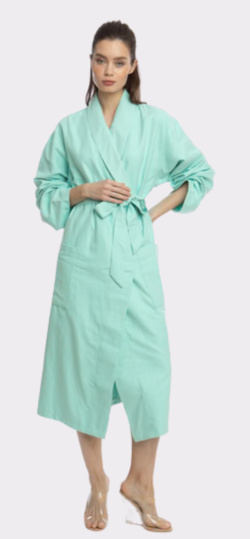 Seafoam Hotel Single Layer Robe