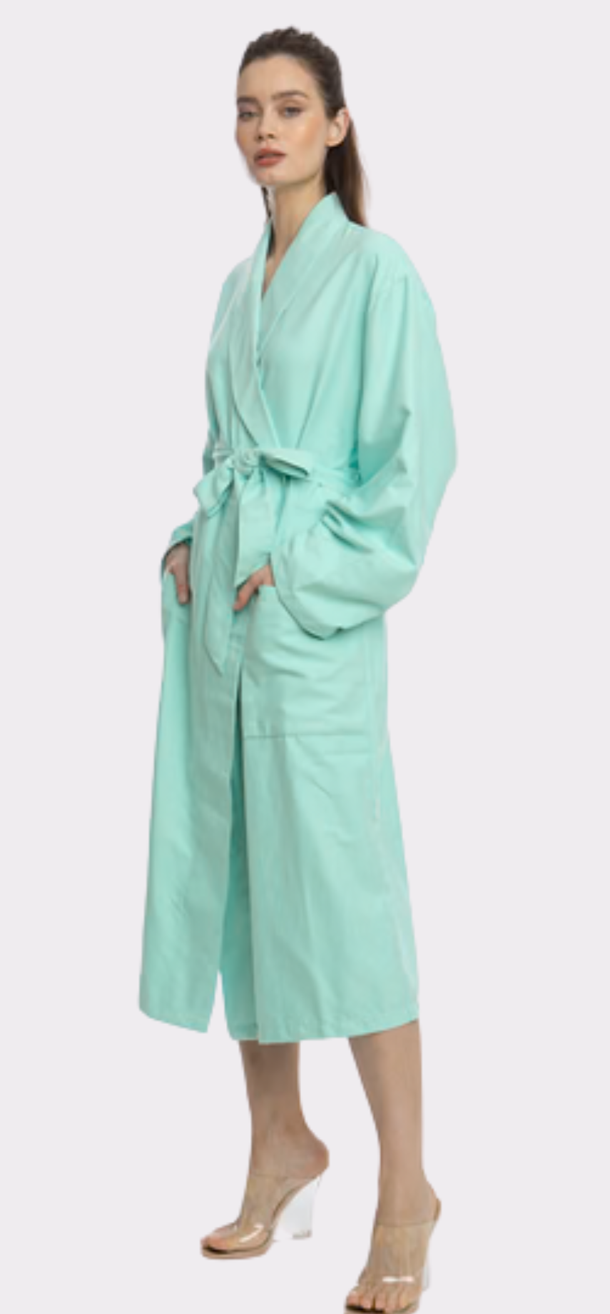 Seafoam Hotel Single Layer Robe