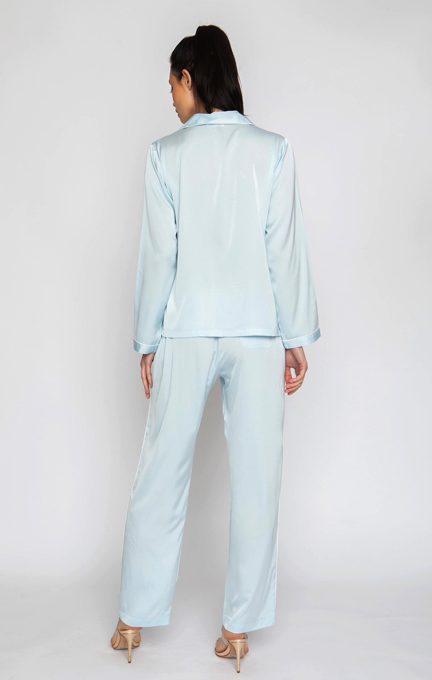 Sky Blue Long PJ Set
