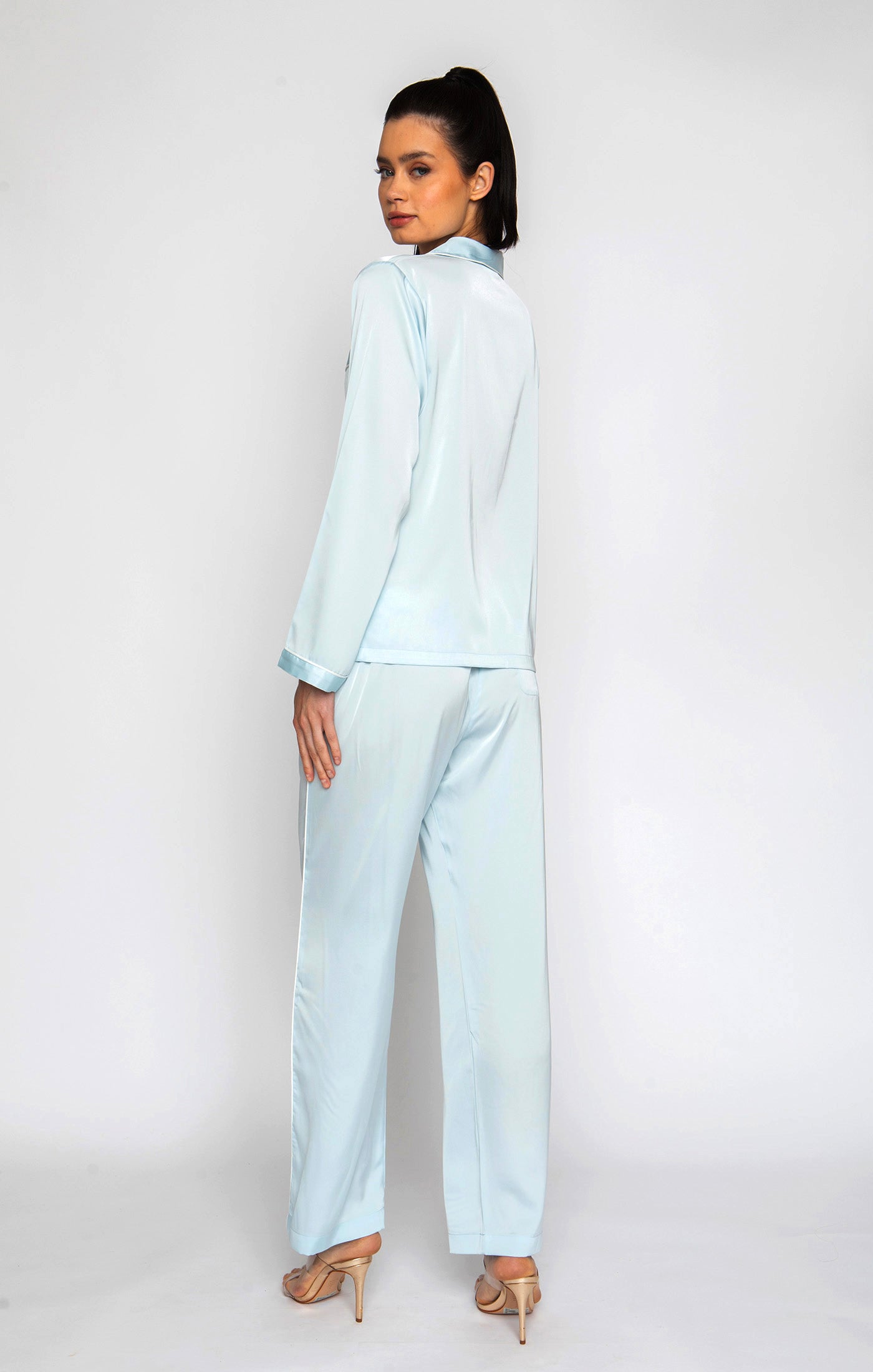 Sky Blue Long PJ Set