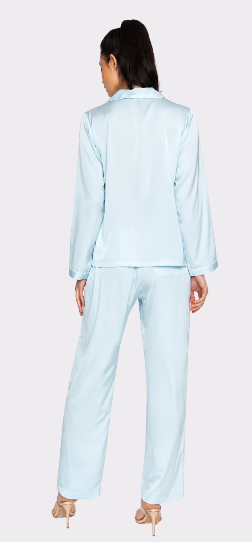 Sky Blue Long PJ Set