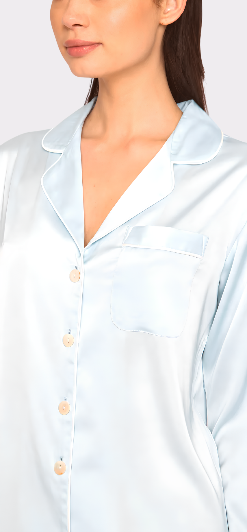 Sky Blue Long PJ Set
