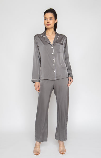 Grey 2025 satin pjs