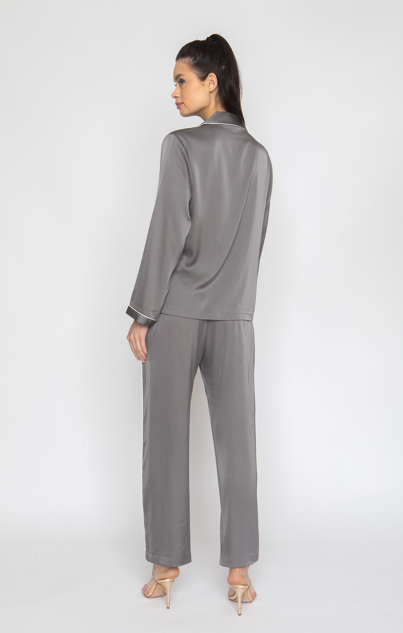 Smokey Grey Long Pajamas