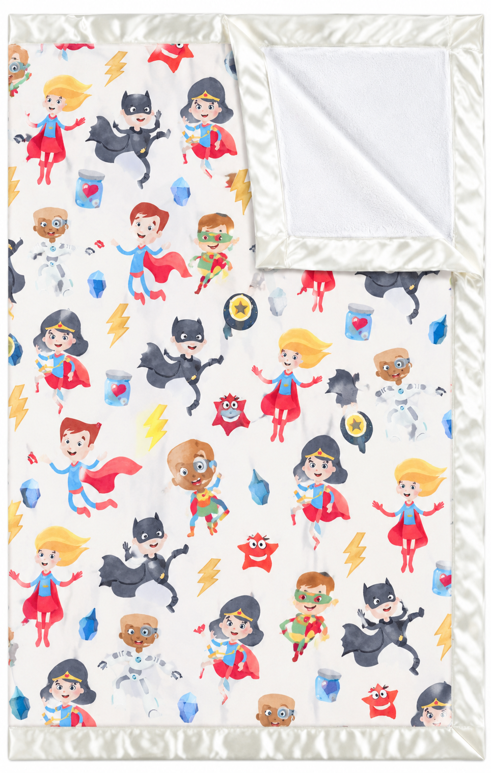 Super Heroes Kids Blanket 60x40 | Wrap-Up by VP