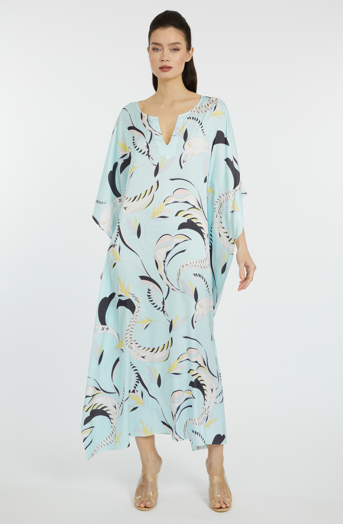 Blue Lagoon Long Kaftan
