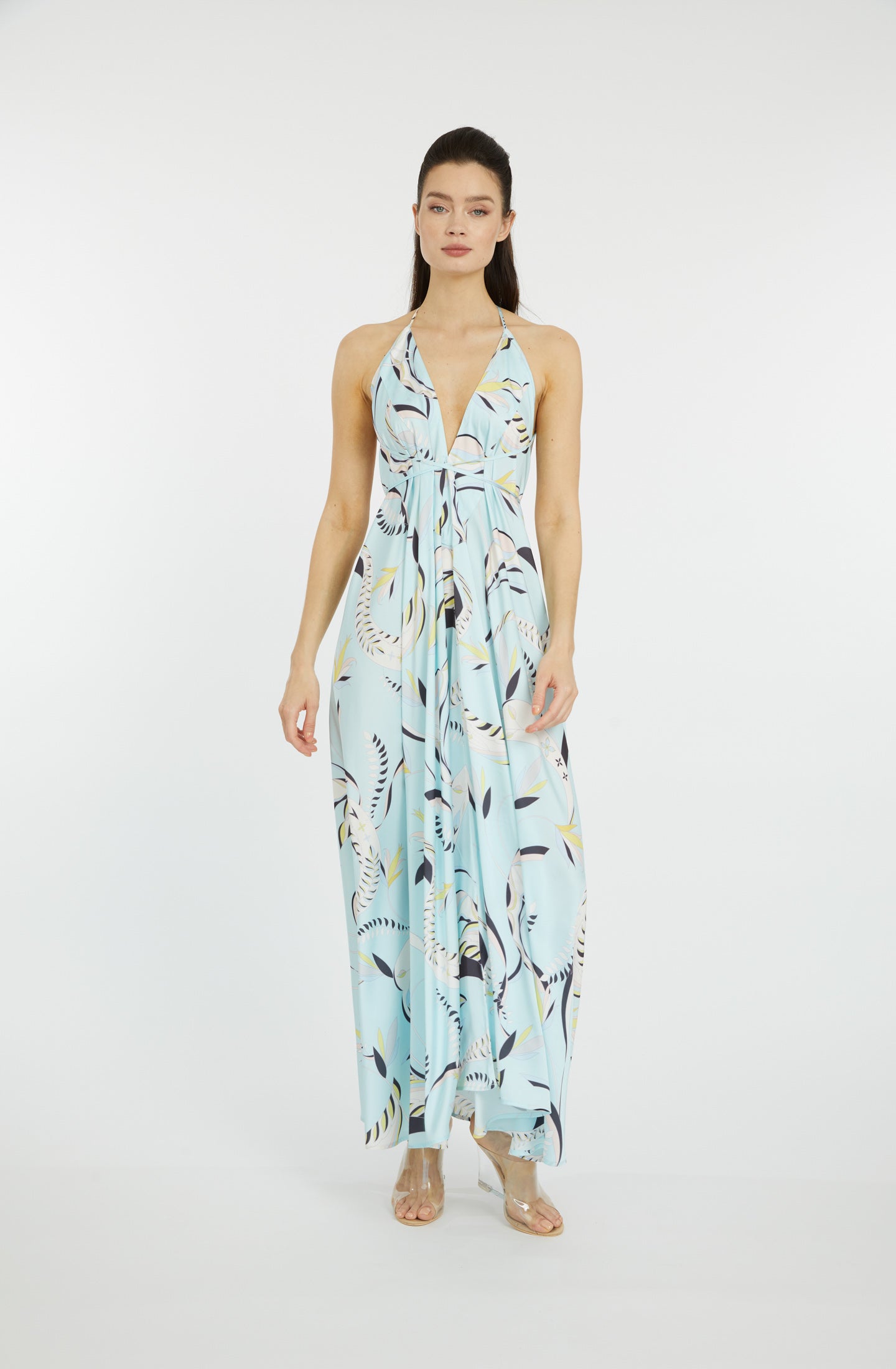 Pleated Golf Dress - Blue Lagoon