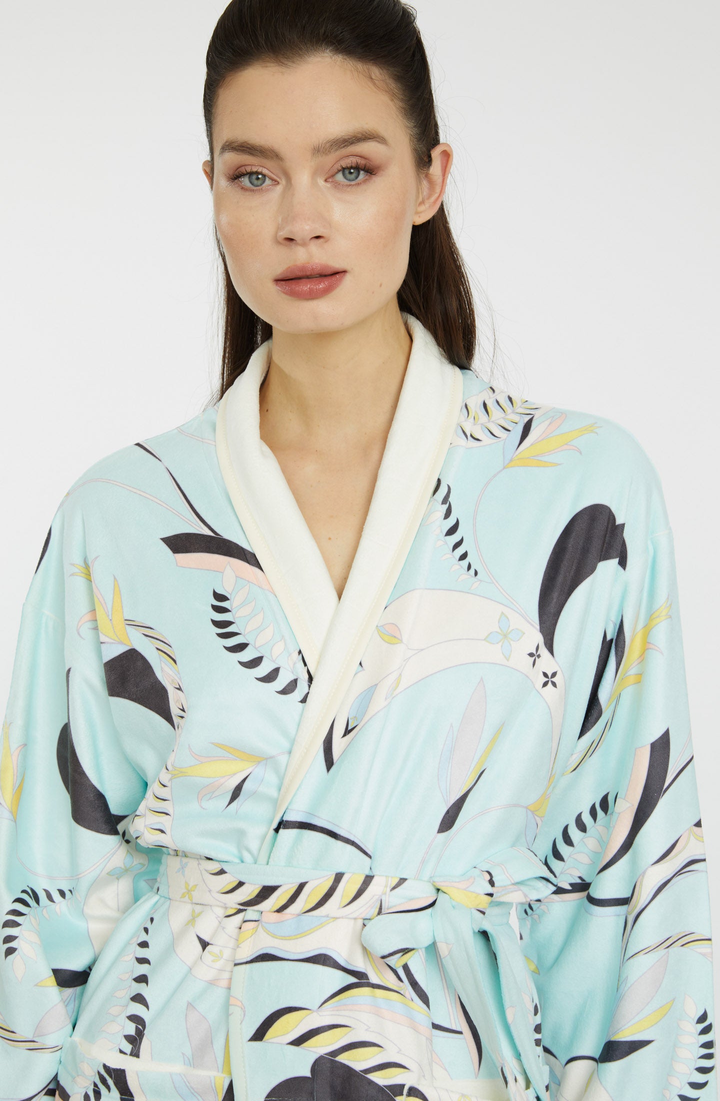 Blue Lagoon Short Robe — Microfiber | Wrap Up by VP