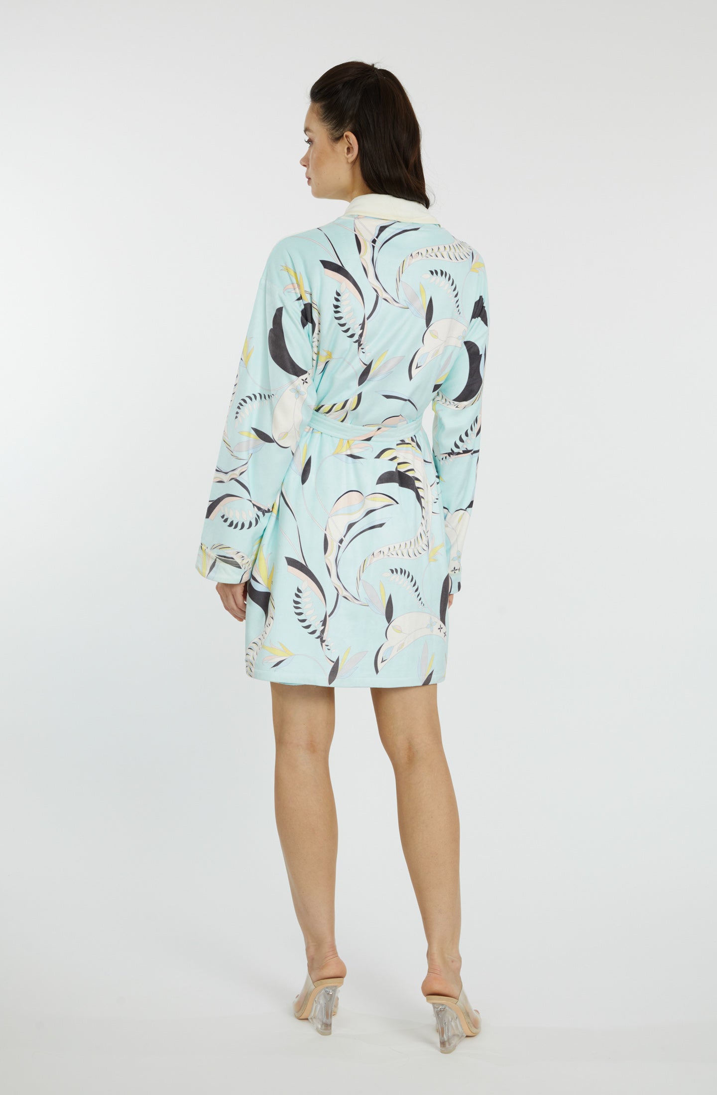 Blue Lagoon Short Robe — Microfiber | Wrap Up by VP