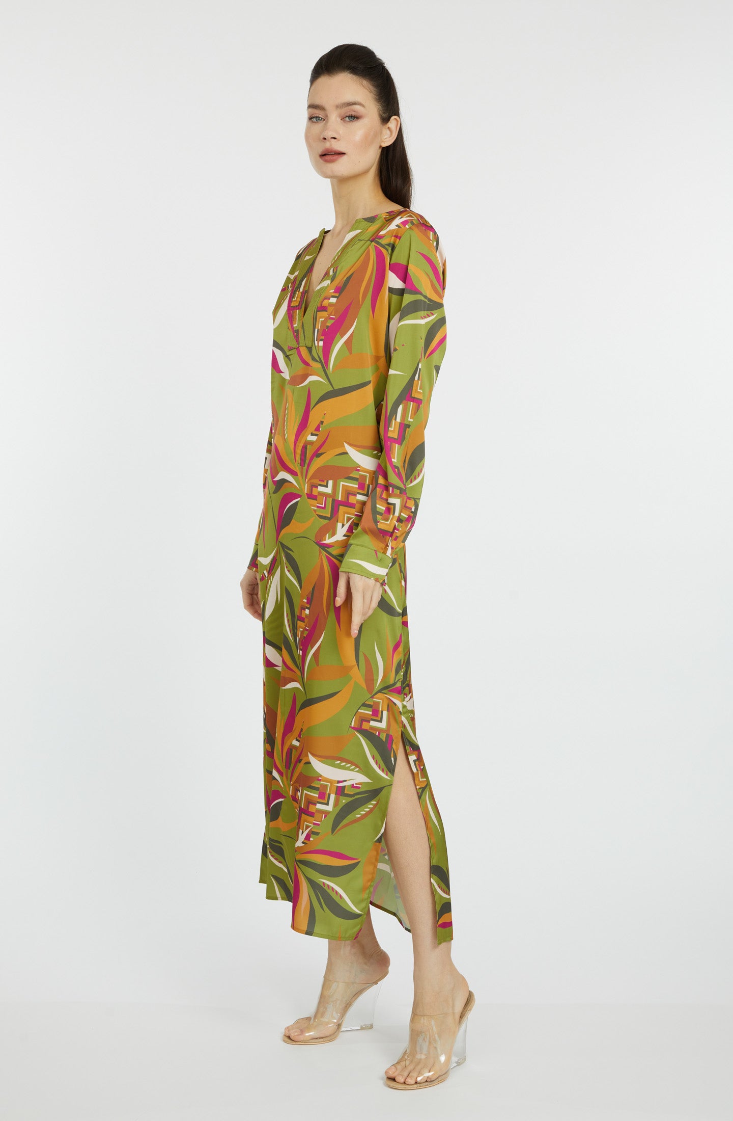 Havana Long Sleeve Tunic Dress