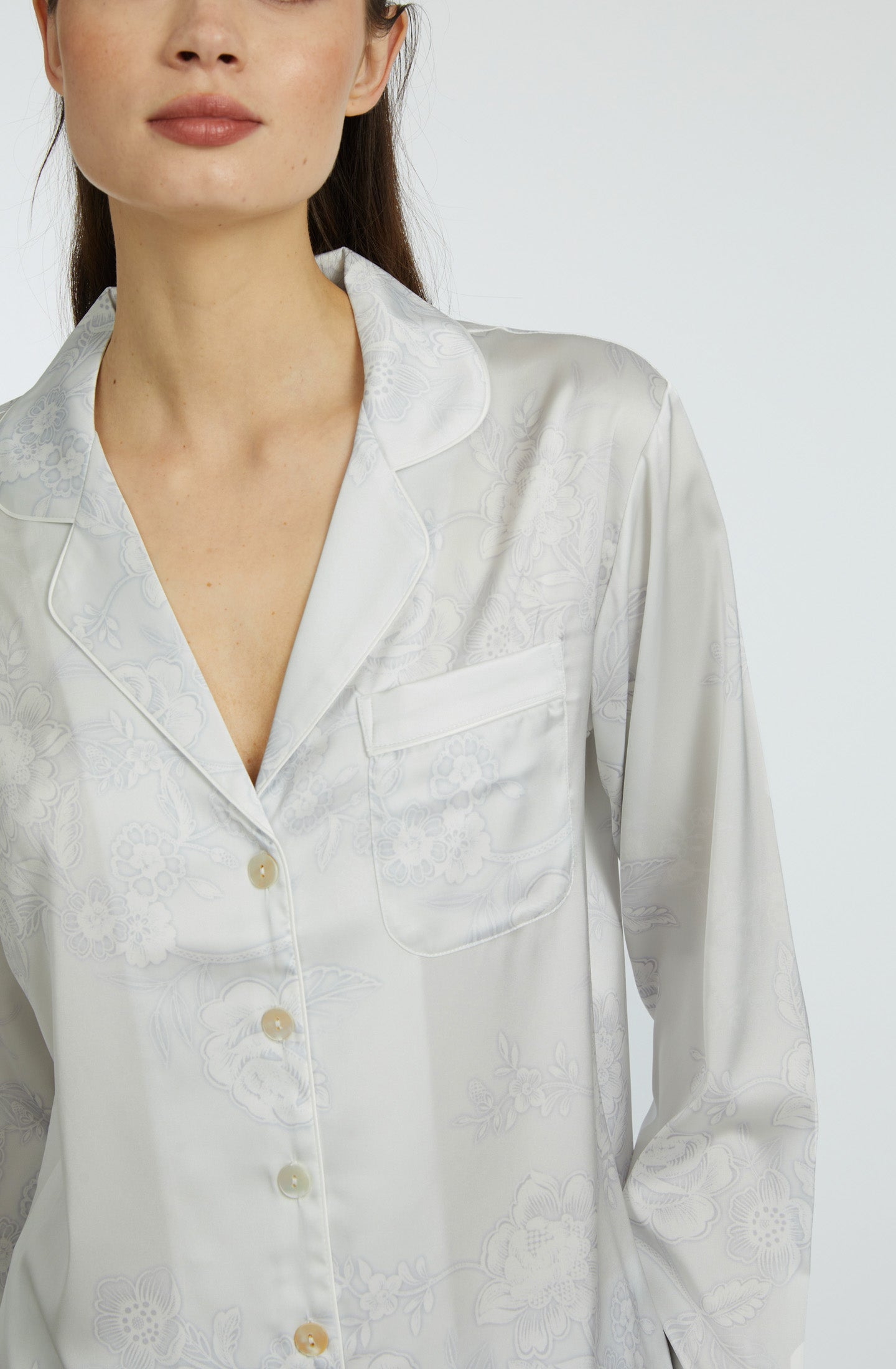 Bliss Angel White Long PJ Set