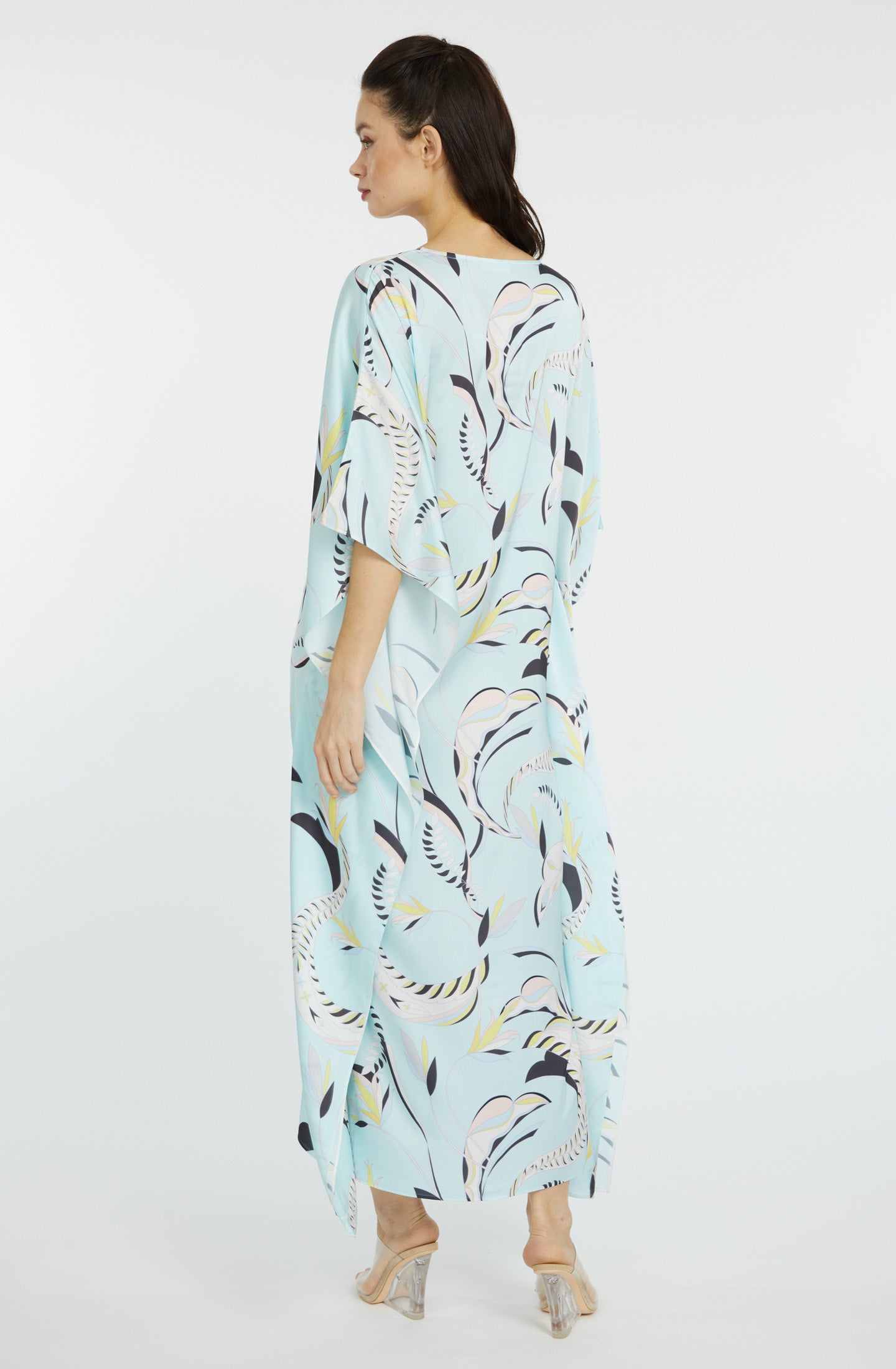 Blue Lagoon Long Kaftan