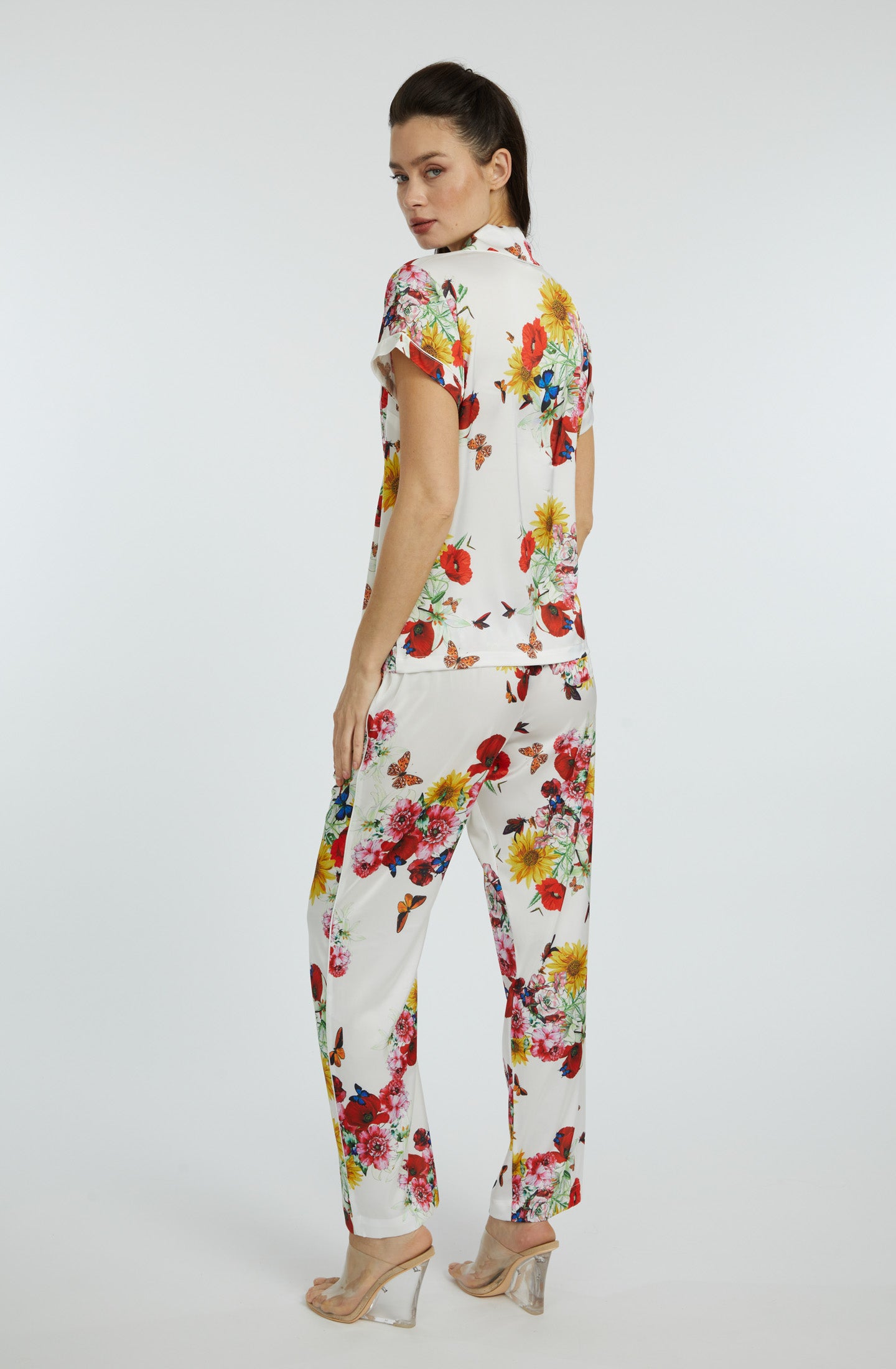 Bouquet Short Sleeve & Pant PJ Set