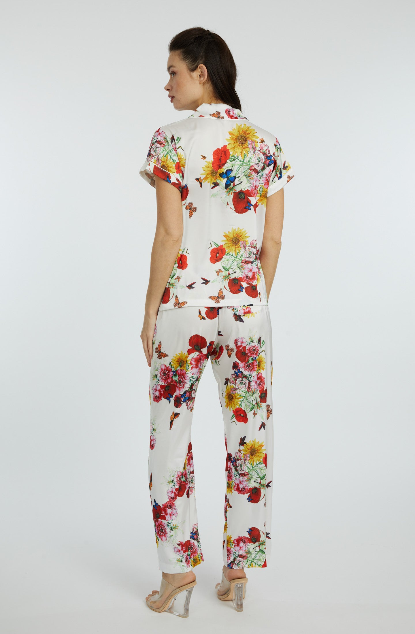 Bouquet Short Sleeve & Pant PJ Set