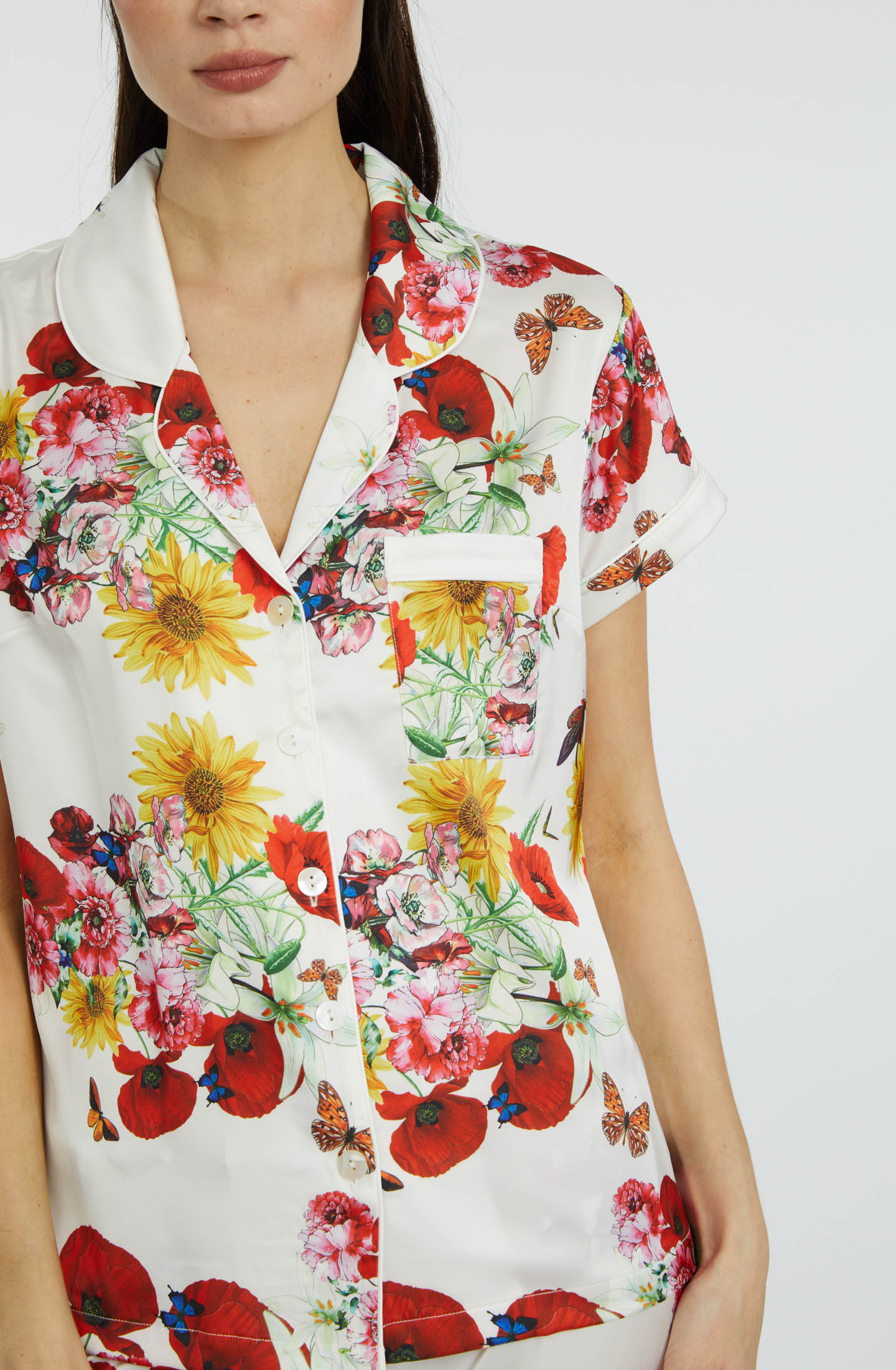 Bouquet Short Sleeve & Pant PJ Set