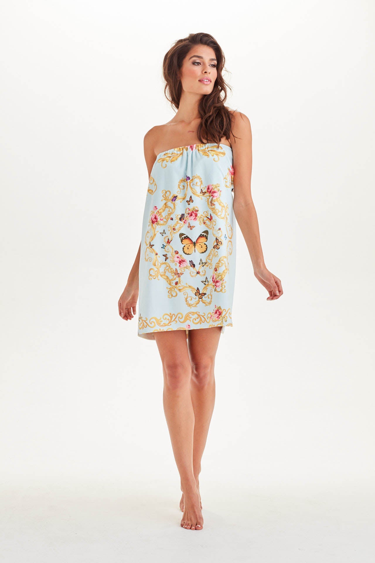Blue Butterflies Spa Wrap