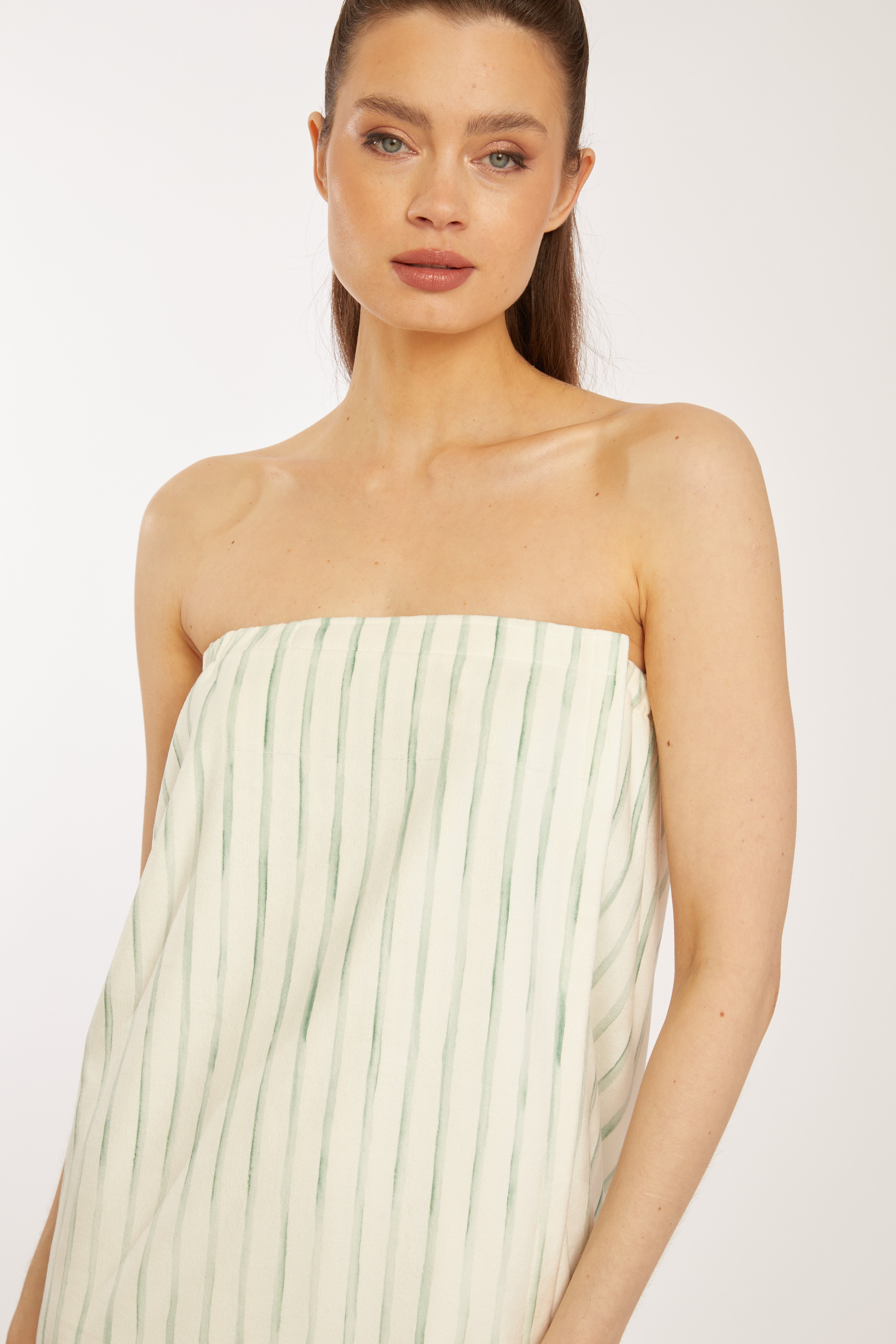Watercolor Stripe Spa Wrap