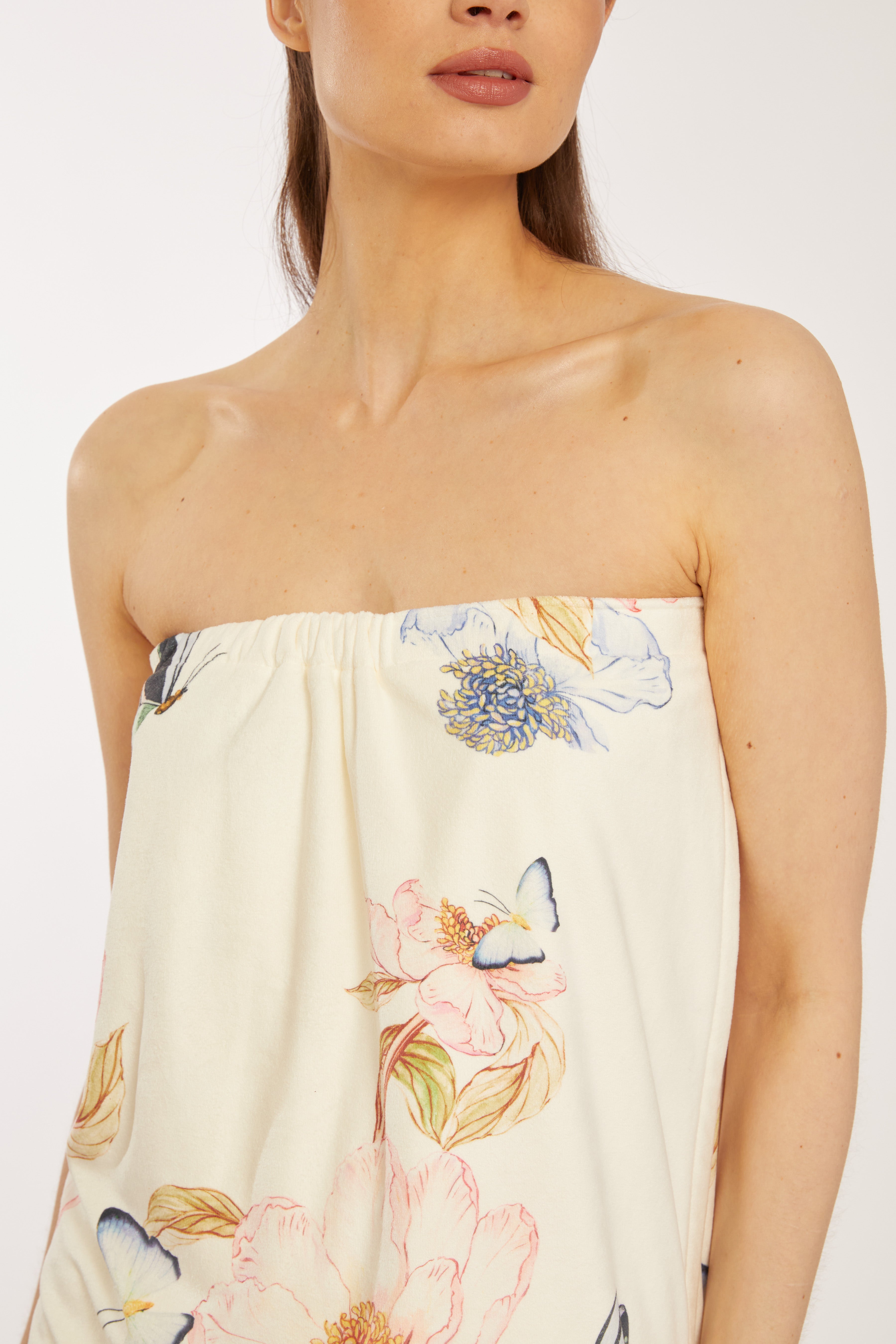 Florenza Spa Wrap – Floral & Butterfly