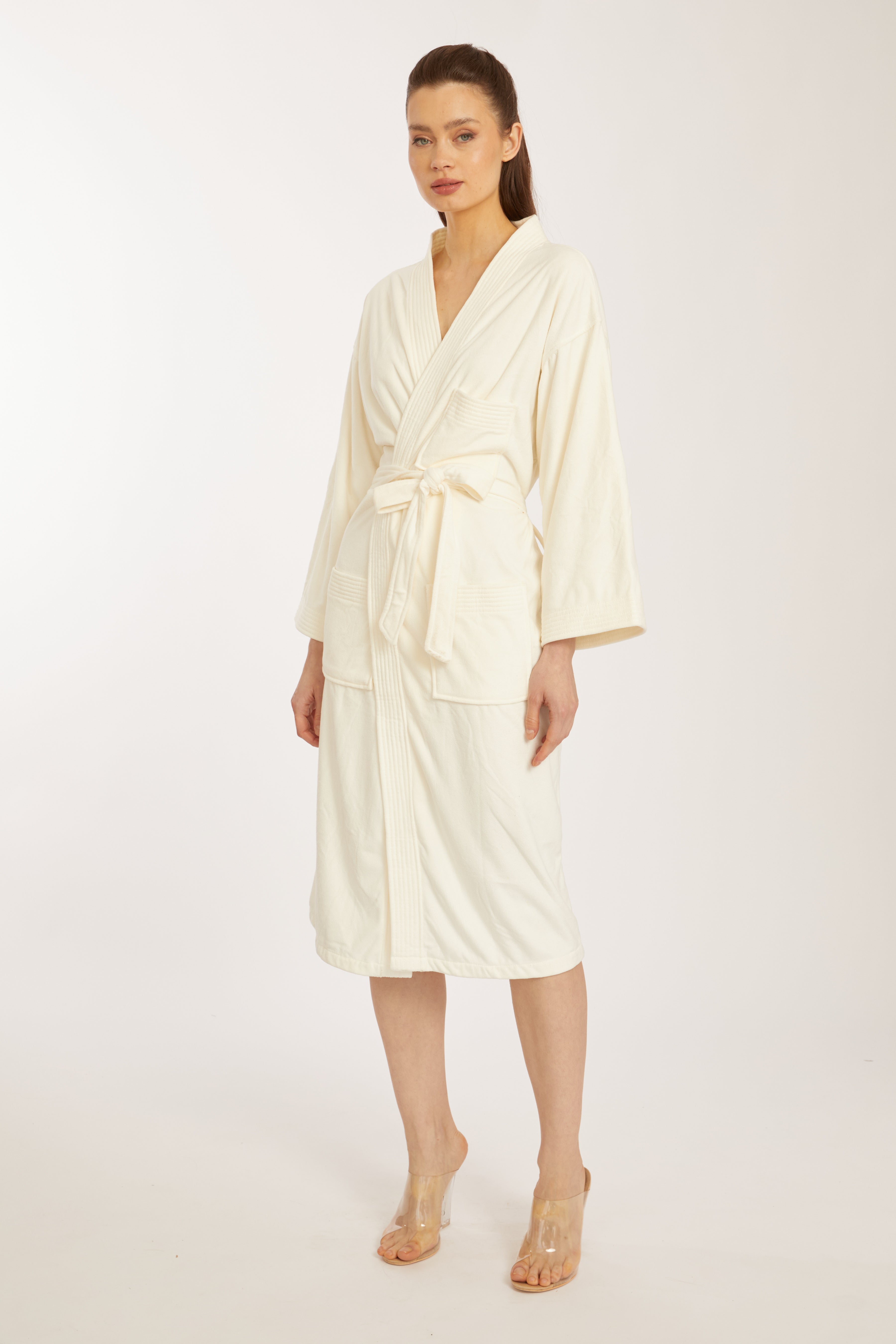 Bonjour Cream Long Robe