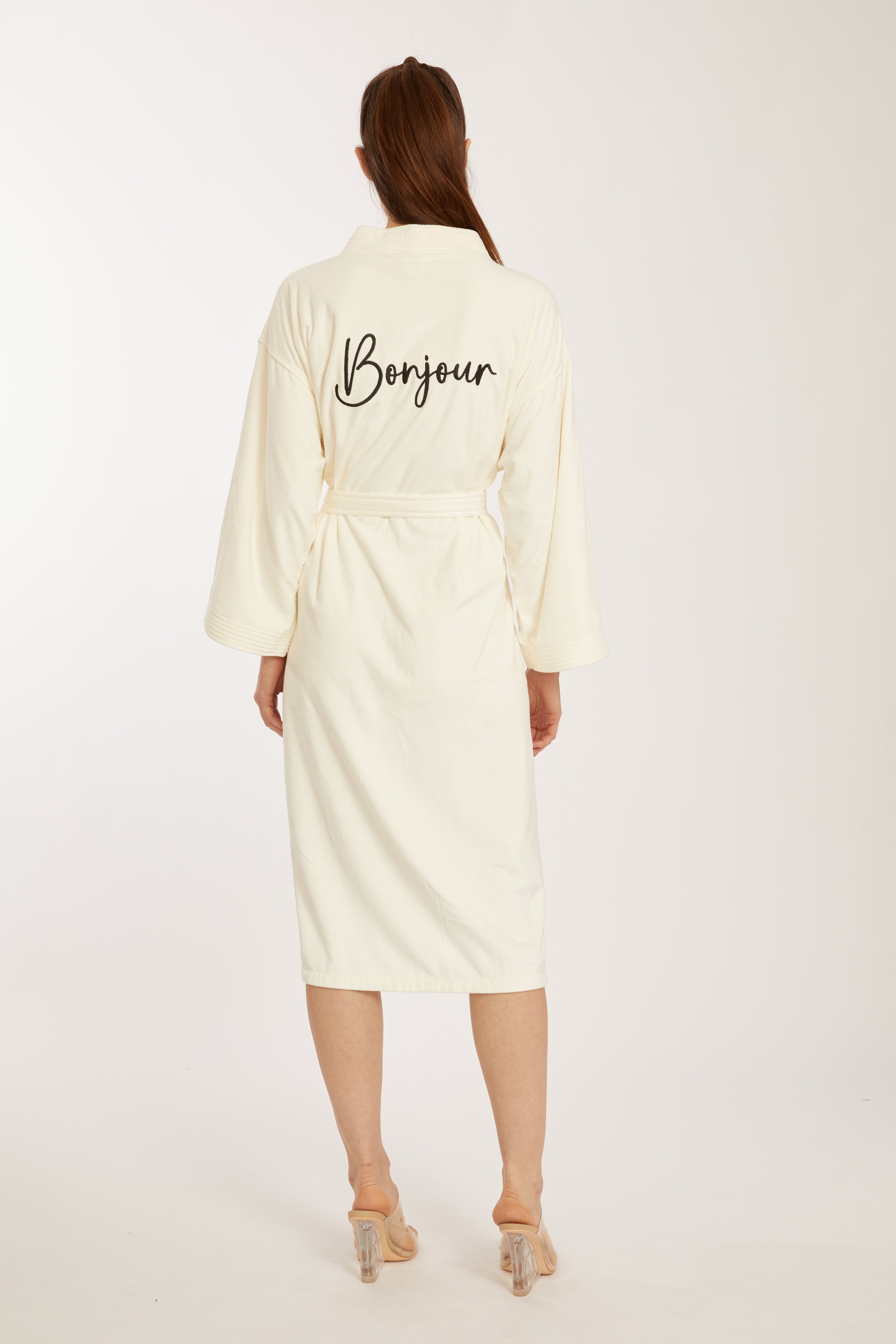 Bonjour Cream Long Robe