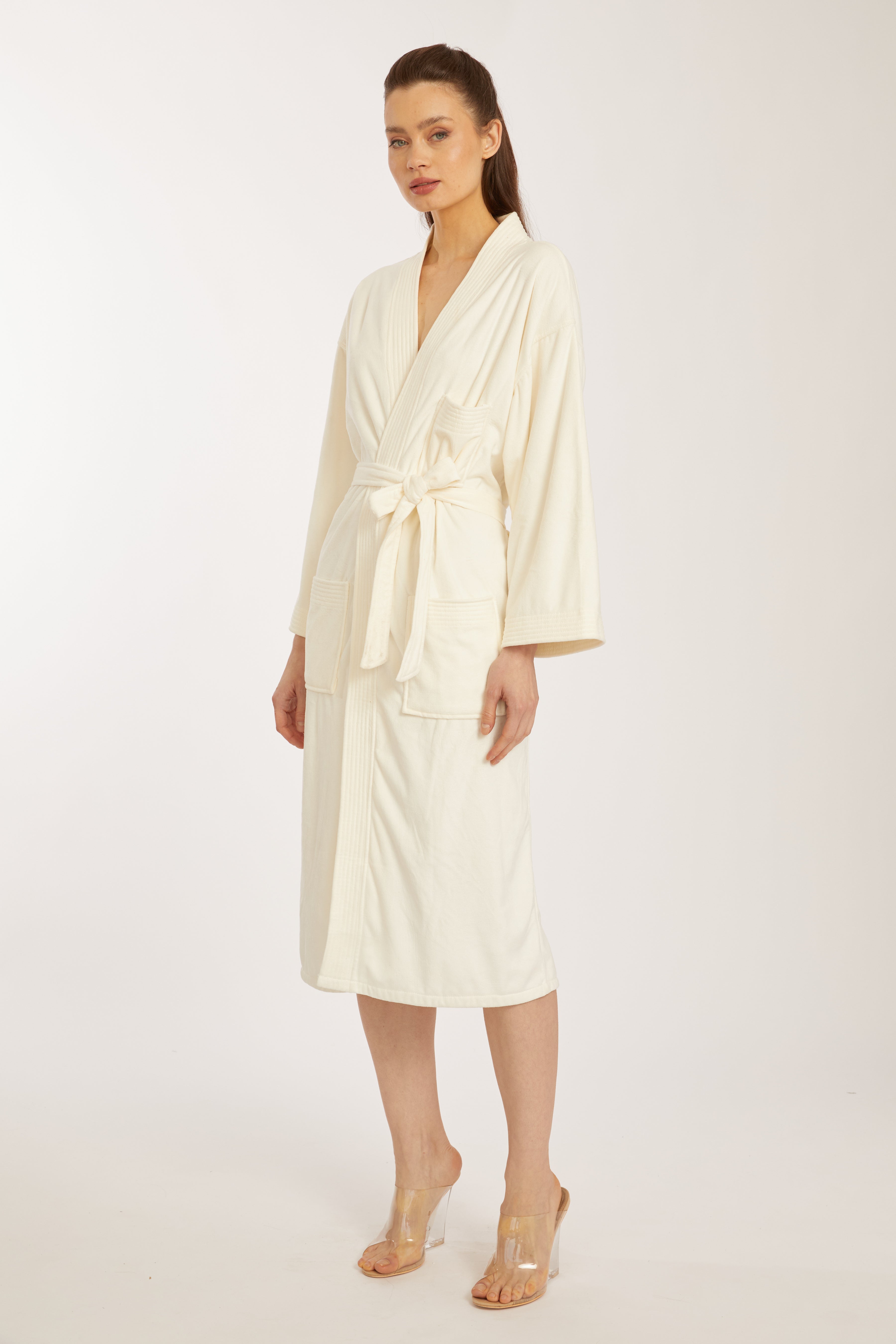 Je T'aime Cream Kimono Robe