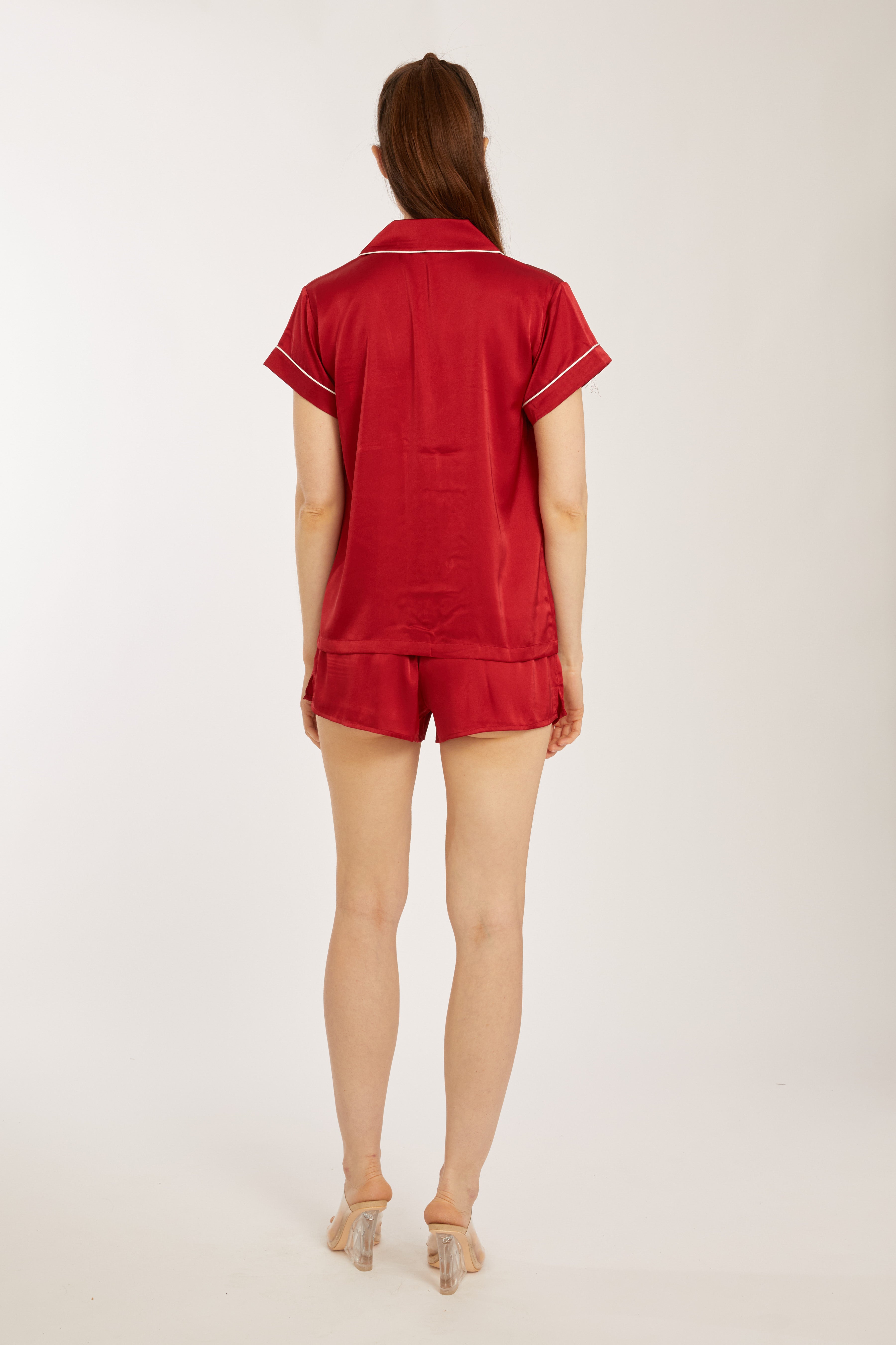 Red Short PJ Set