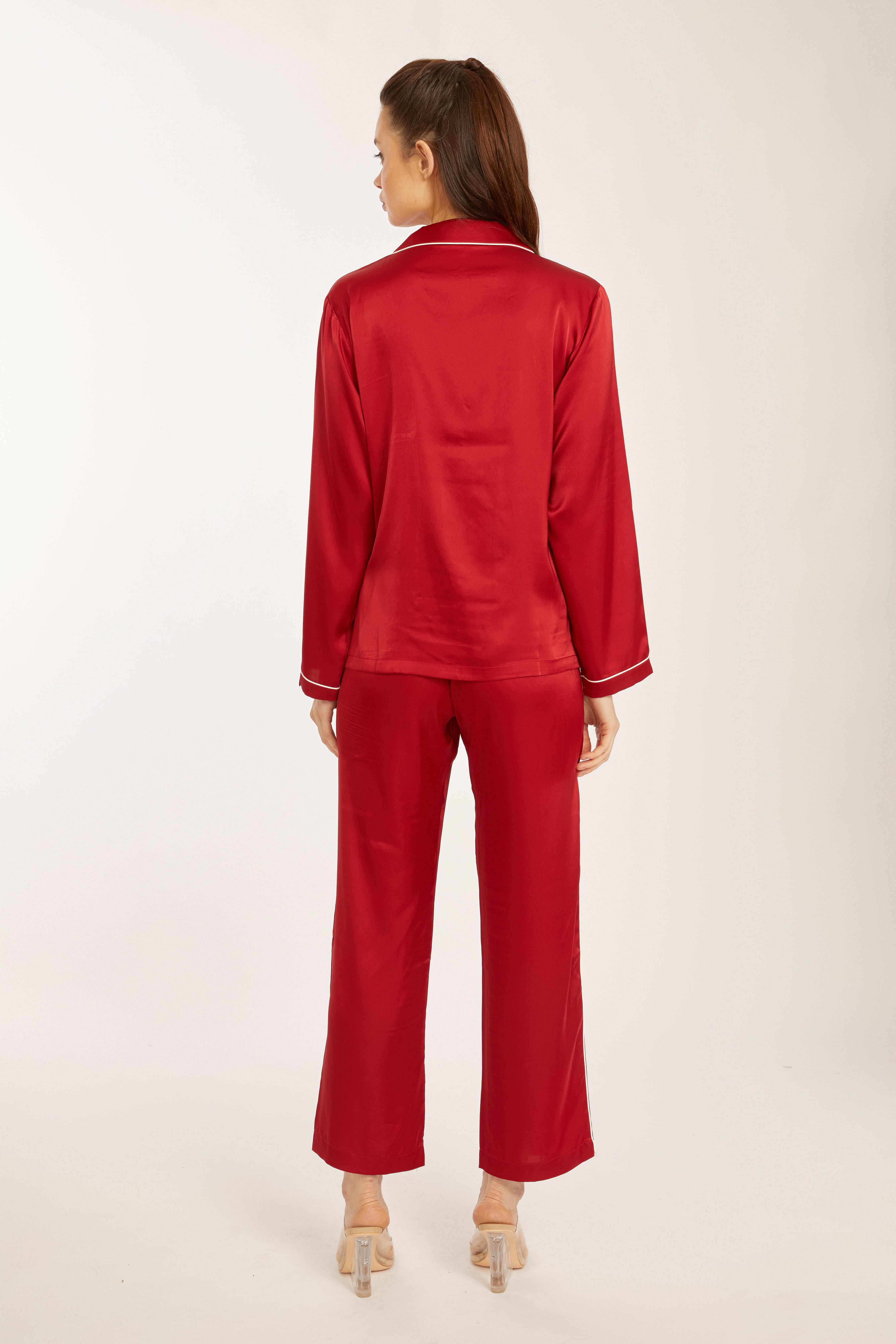 Red Long PJ Set