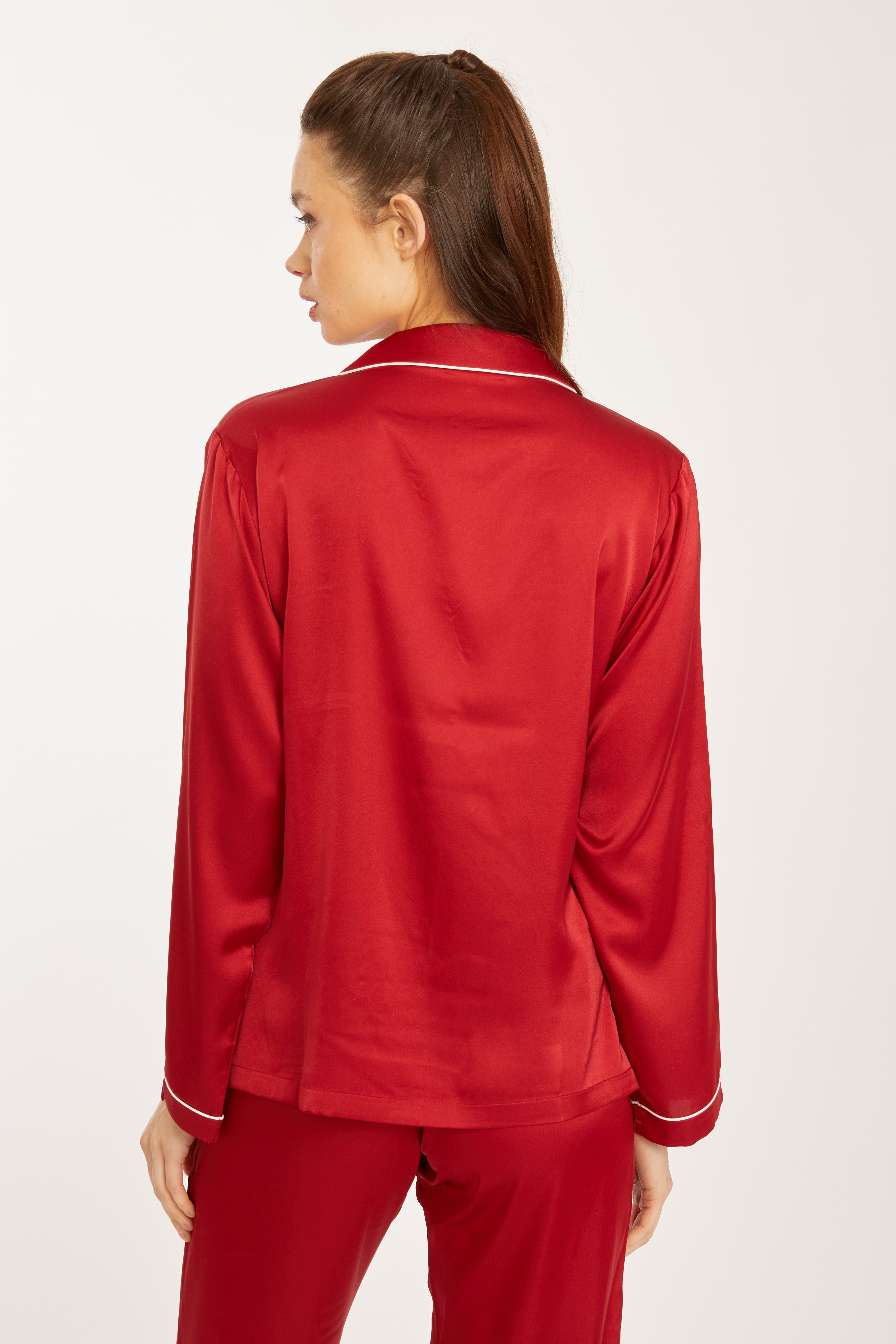 Red Long PJ Set