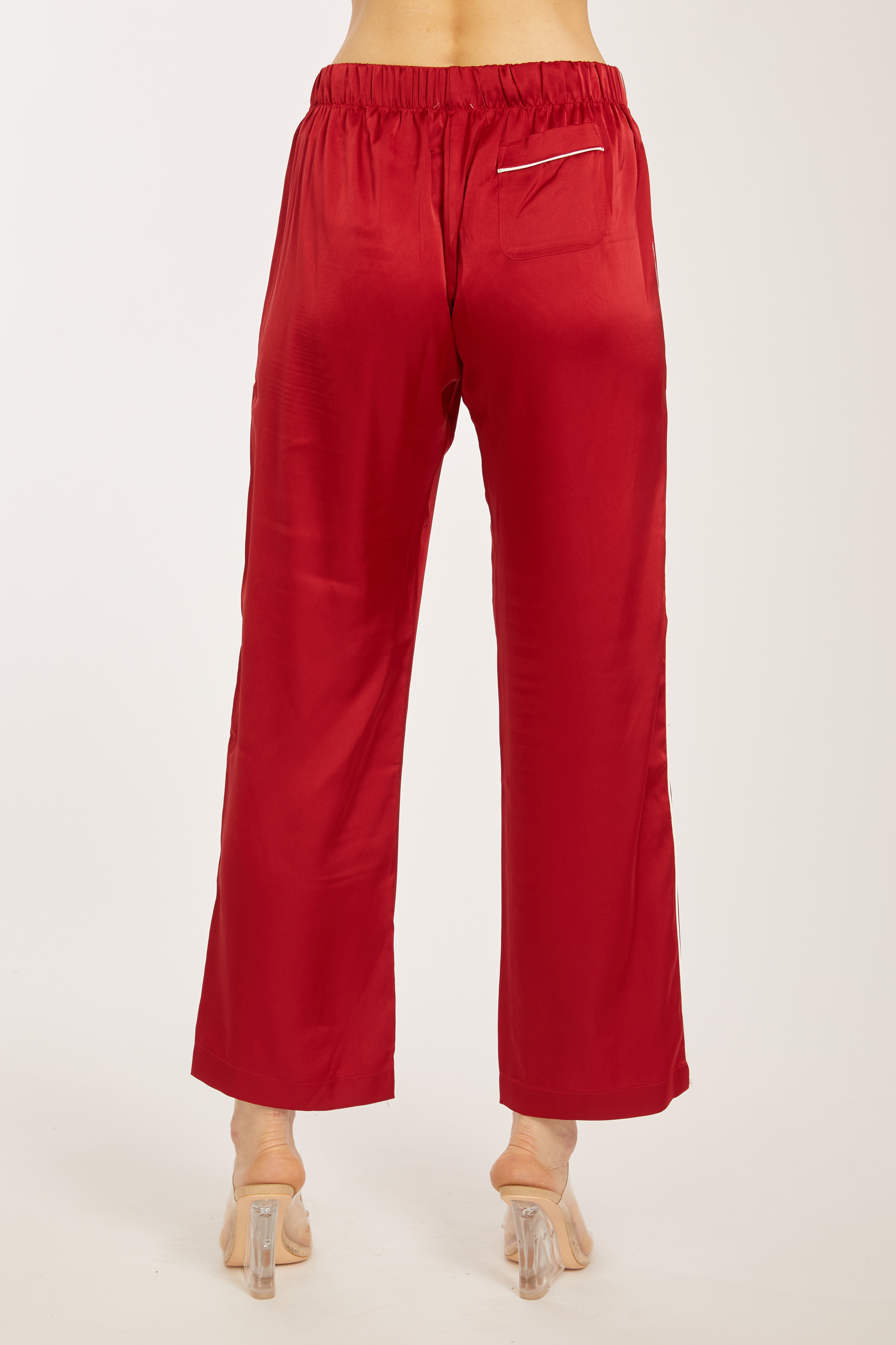 Red Long PJ Set
