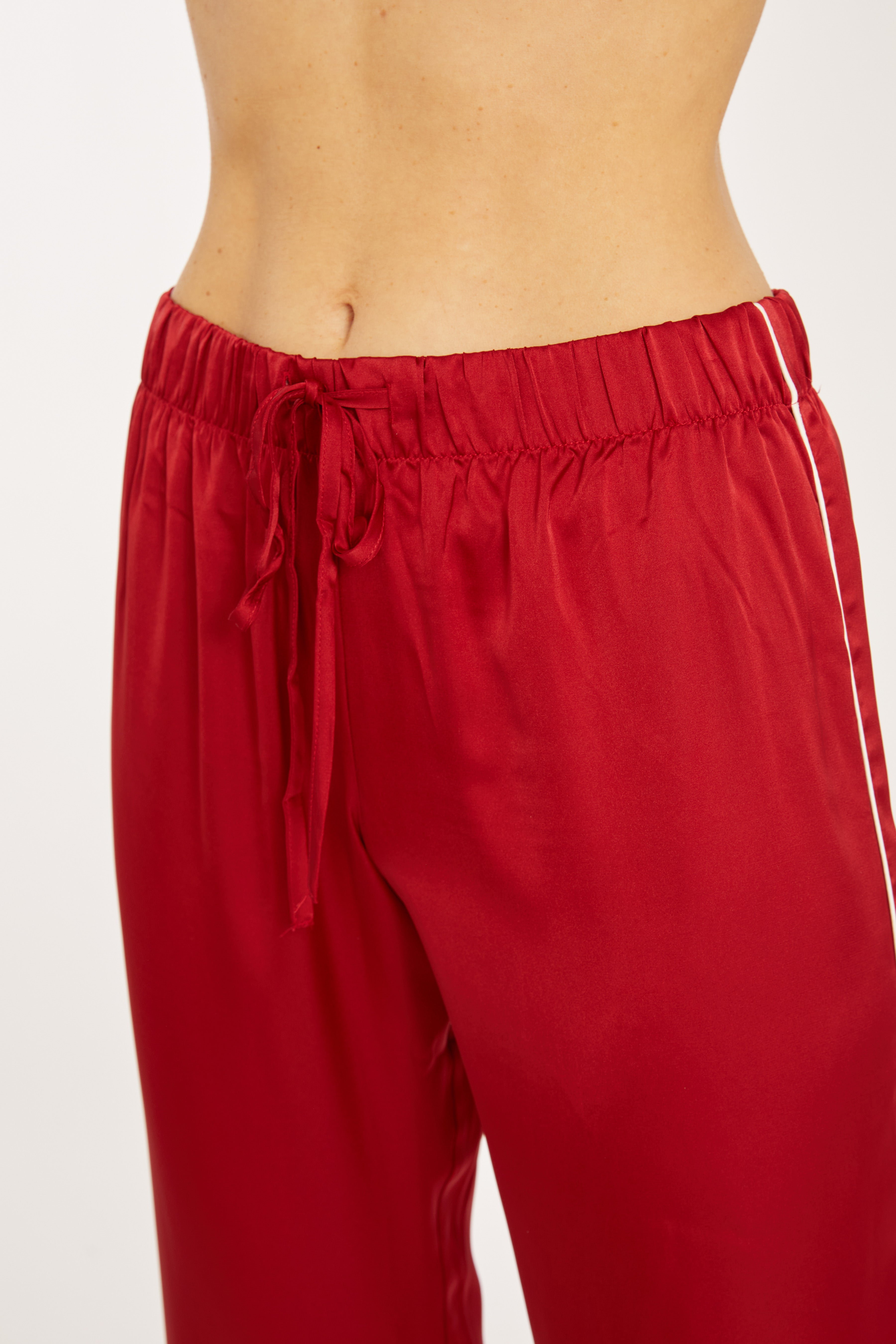 Red Long PJ Set