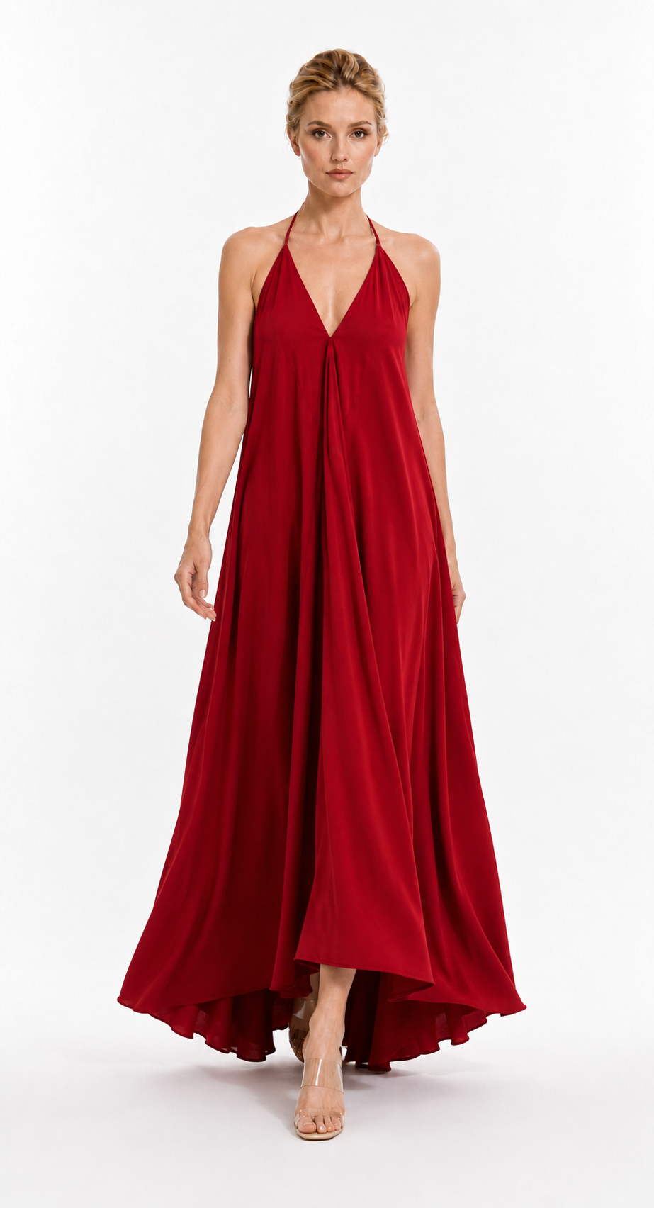 Crimson Red Infinity Dress | Wrap Up by VP