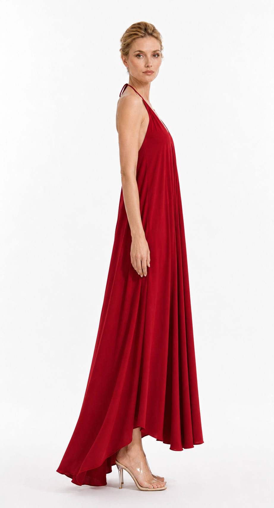 Crimson Red Infinity Dress | Wrap Up by VP