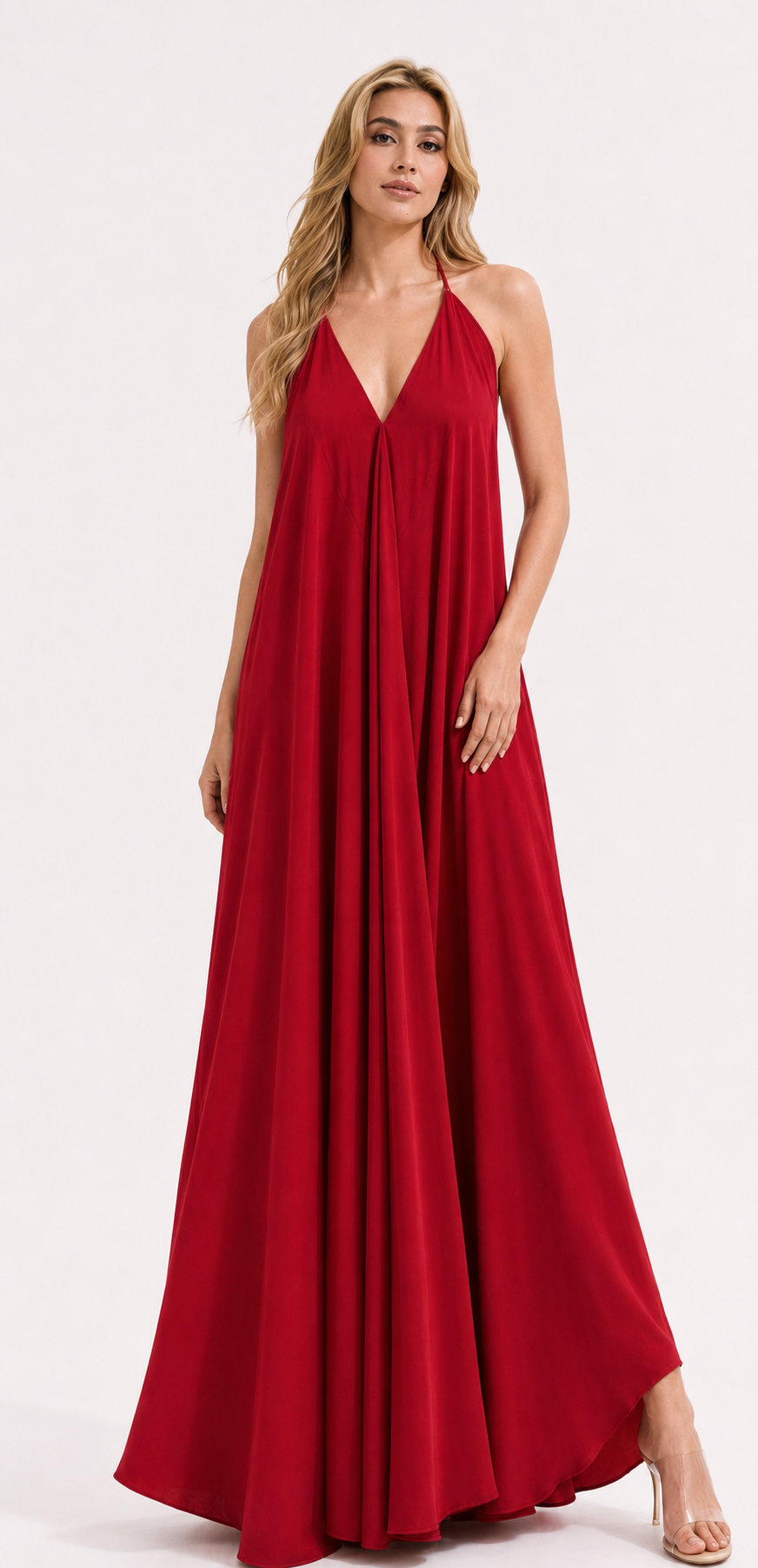 Crimson Red Infinity Dress | Wrap Up by VP