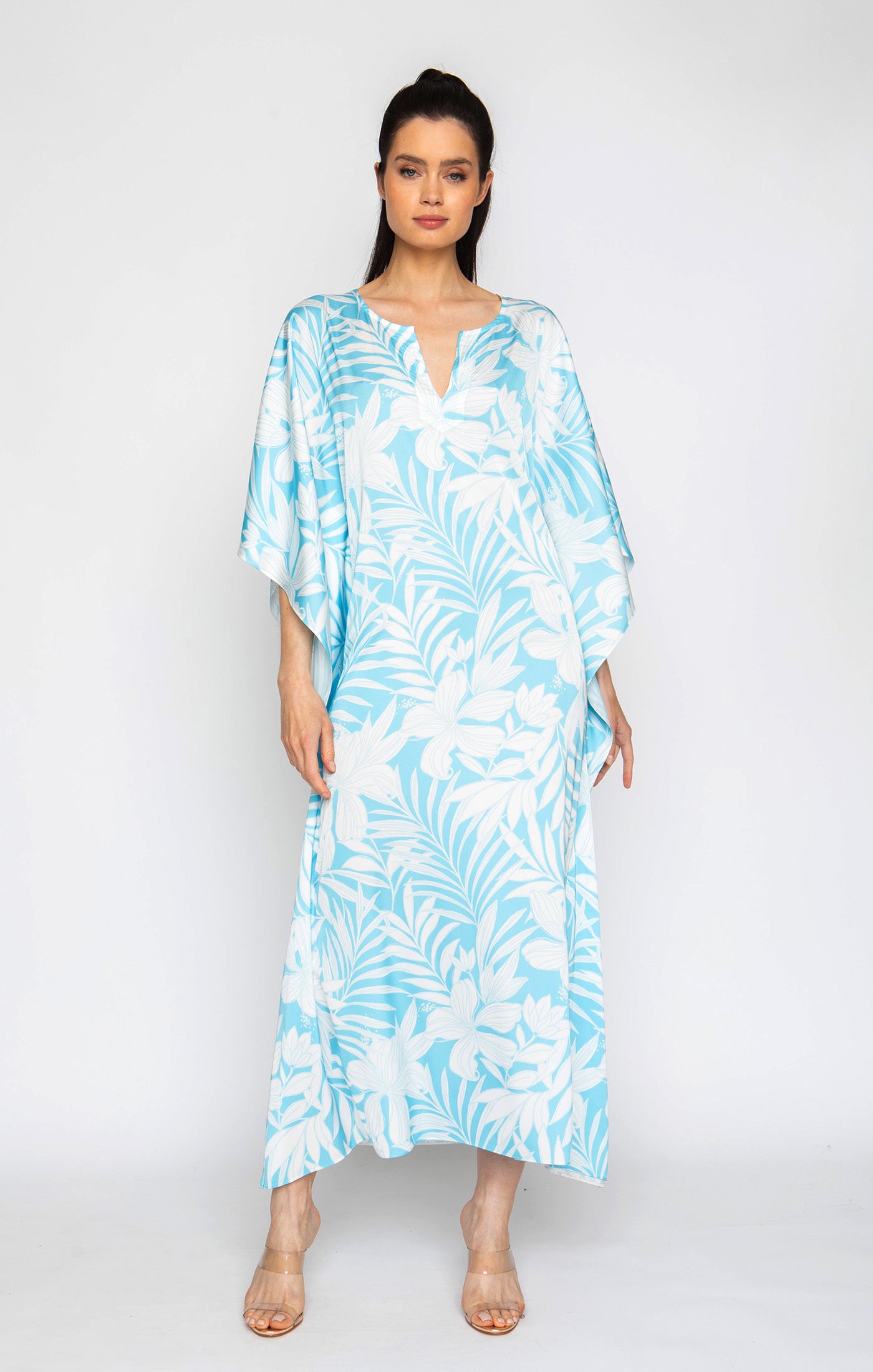 Blue Hawaii Long Caftan