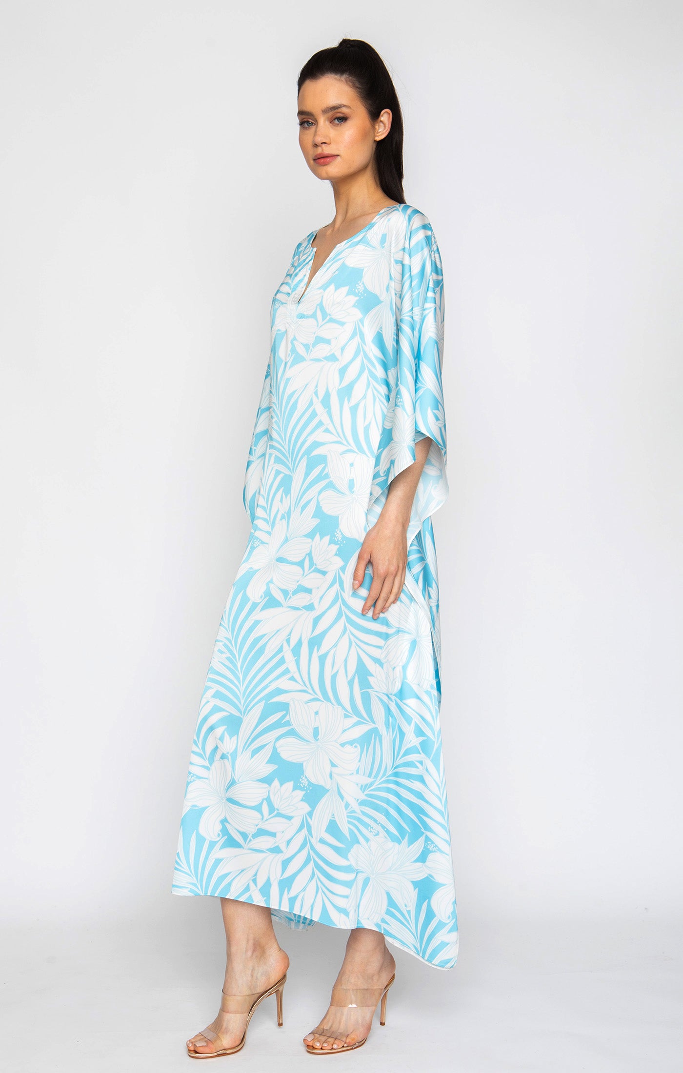 Blue Hawaii Long Caftan