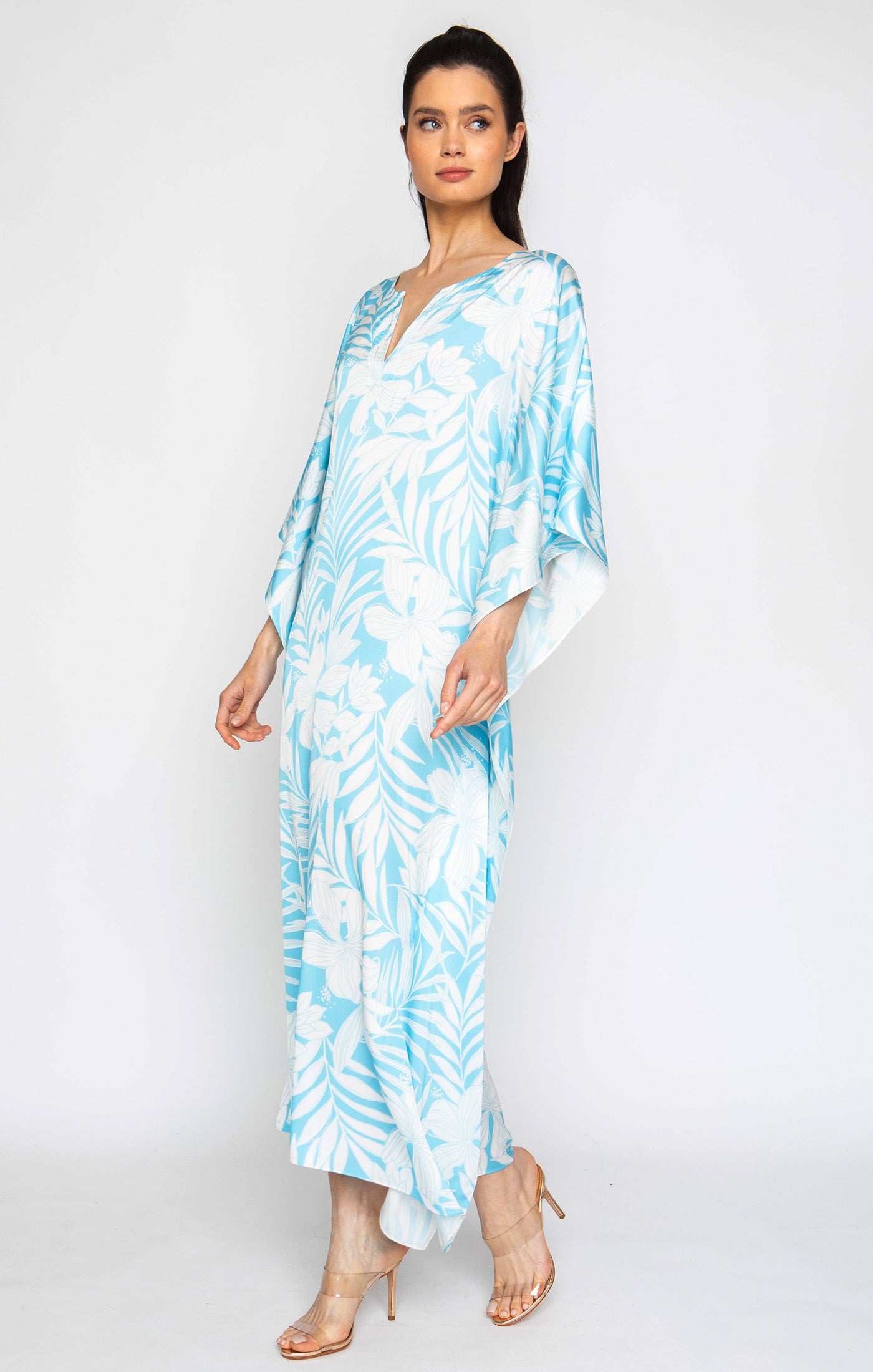 Blue Hawaii Long Caftan