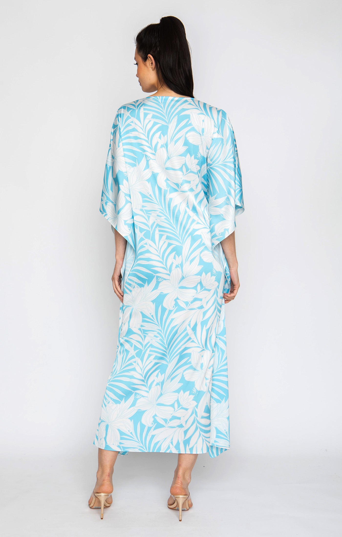 Blue Hawaii Long Caftan