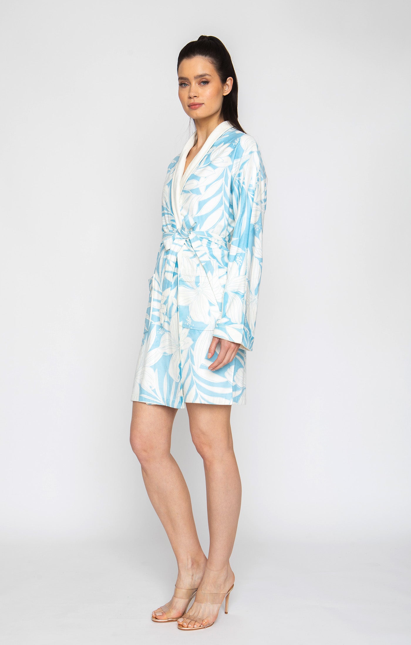 Blue Hawaii Short Robe