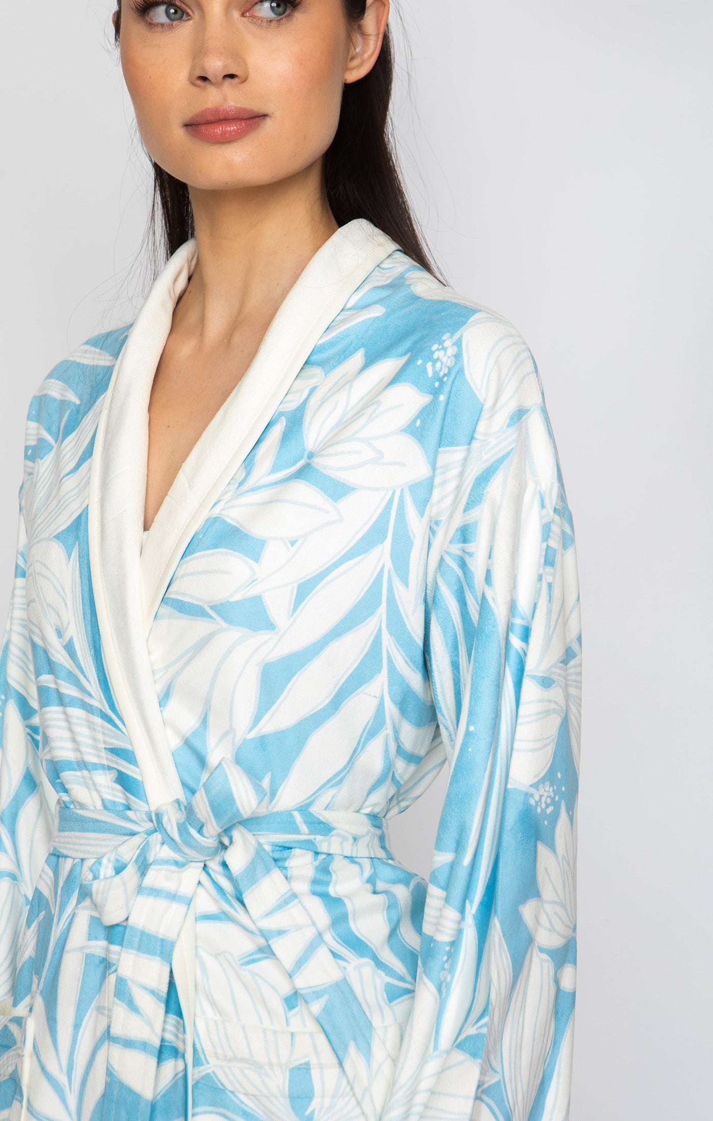 Blue Hawaii Short Robe