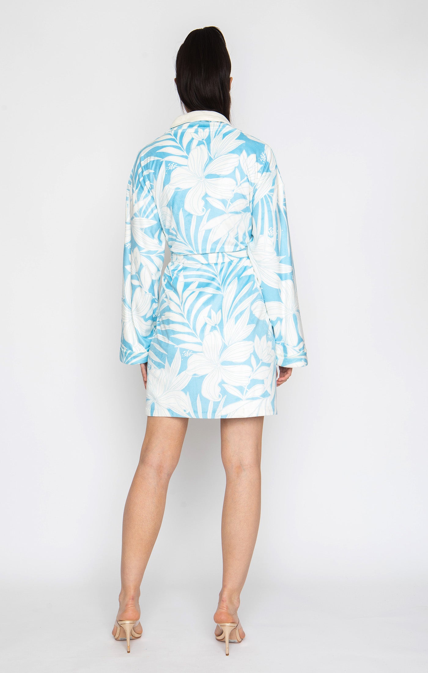 Blue Hawaii Short Robe