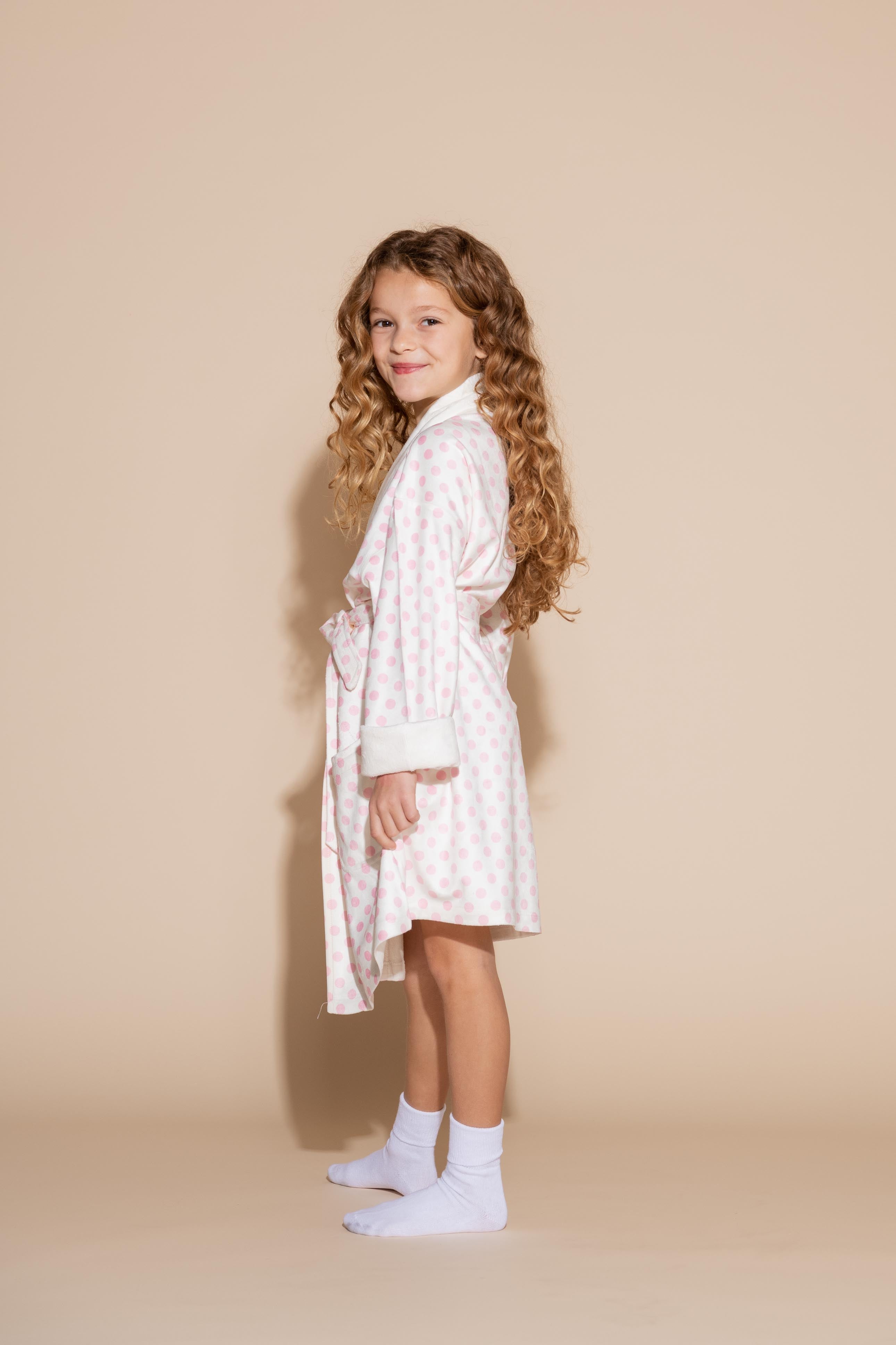 Daisy w/ Cupcake Kids Robe (Embroidery)