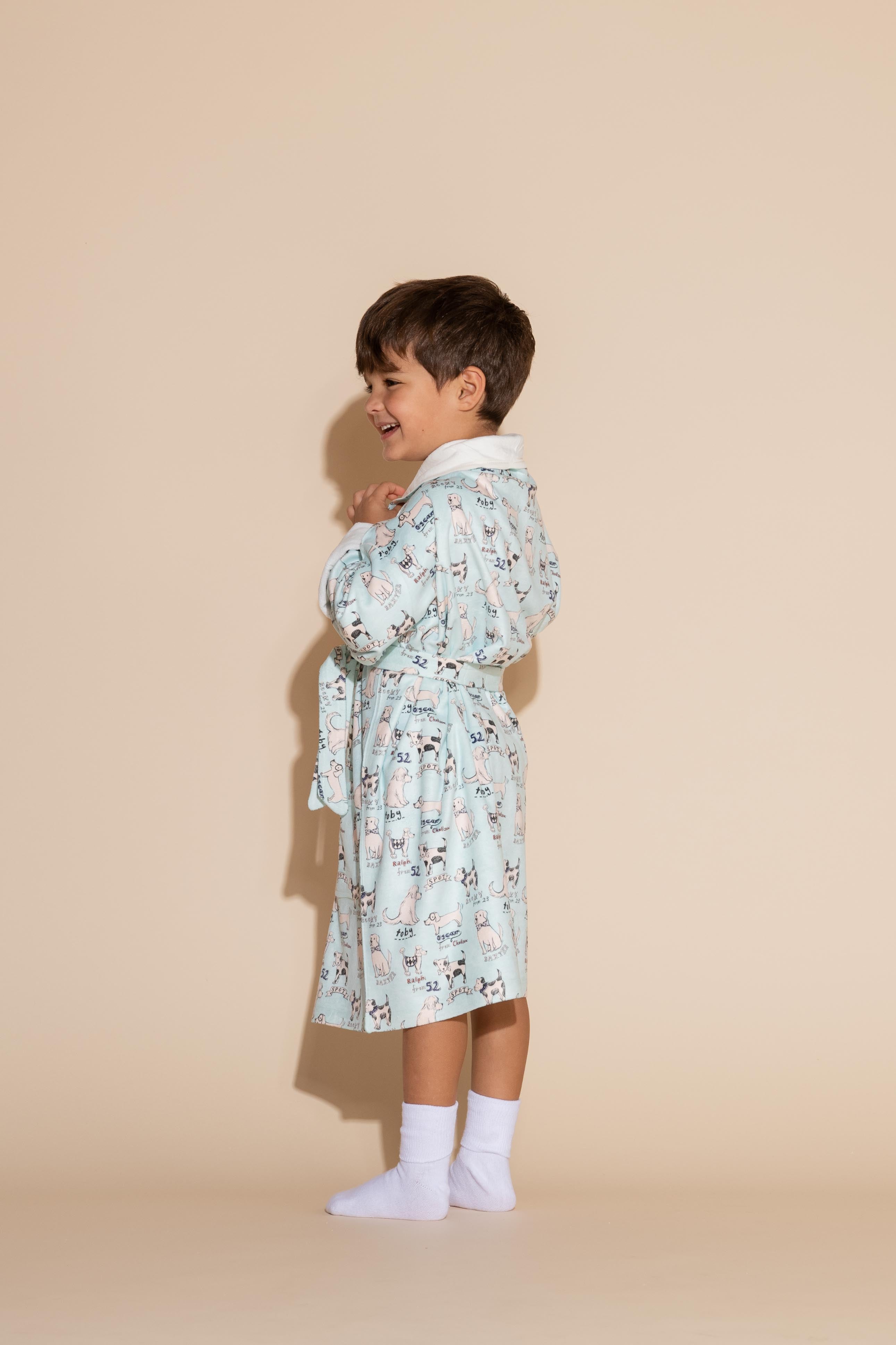 Dogs Kids Robe