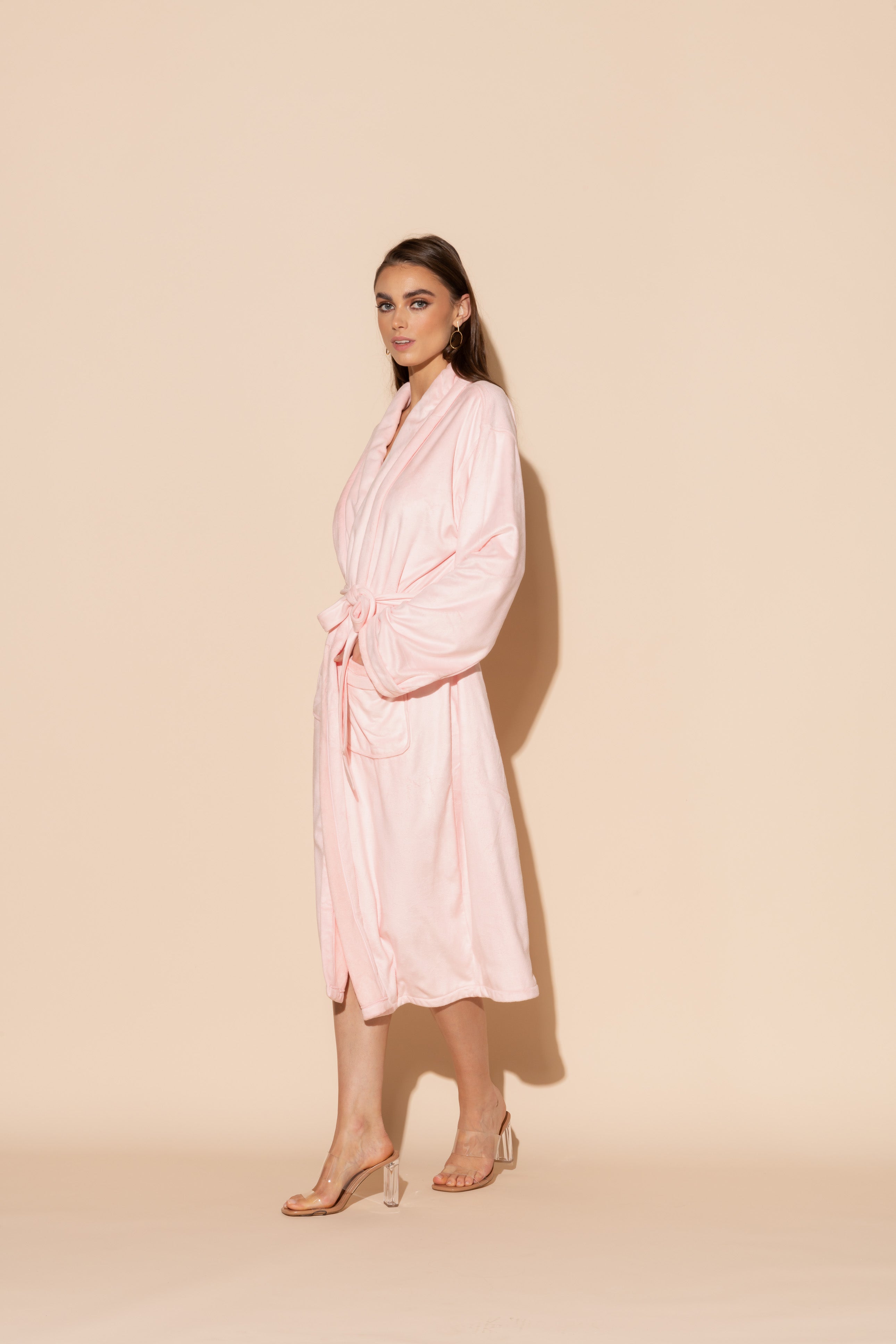 Pink Long Robe