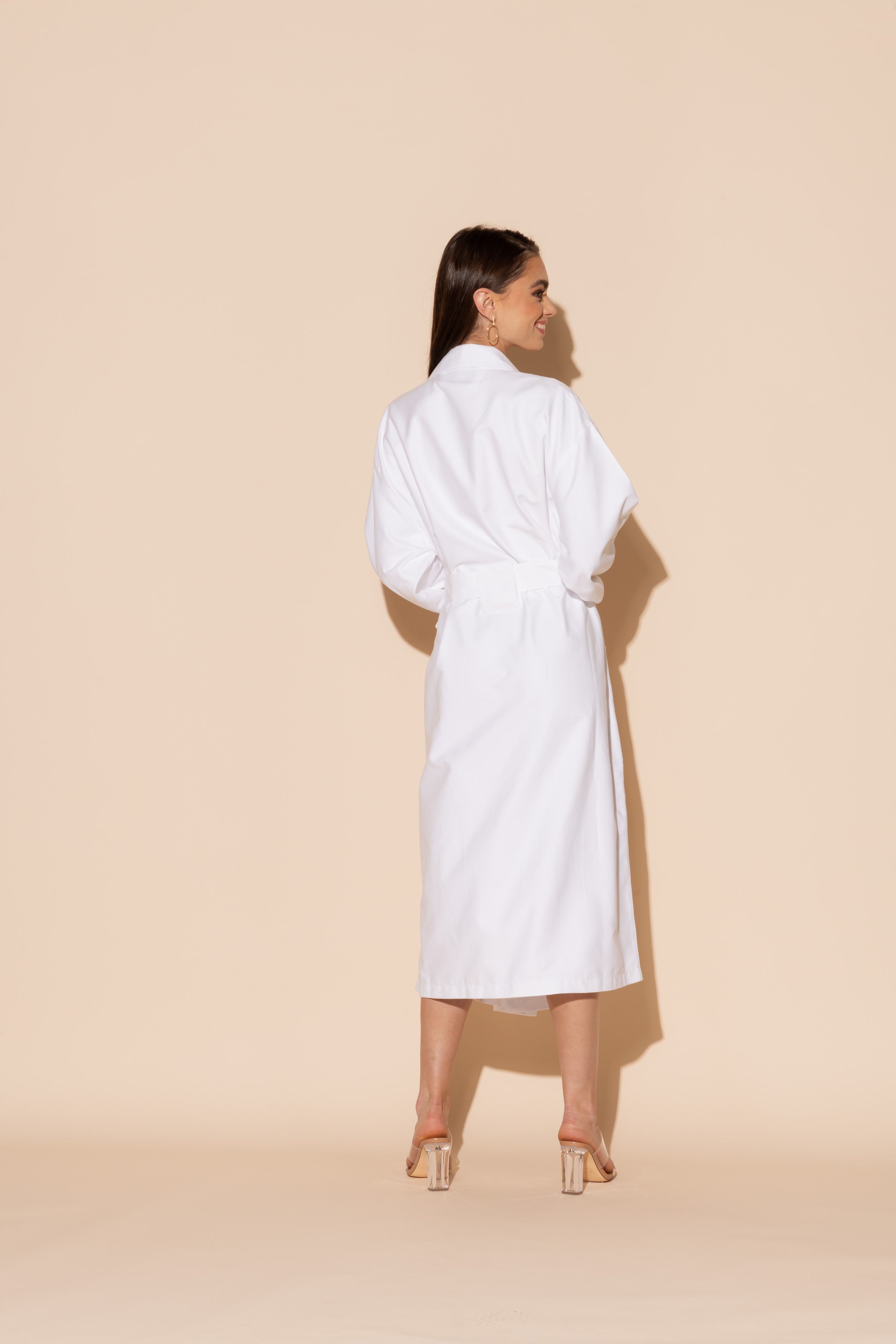 White Hotel Single Layer Robe