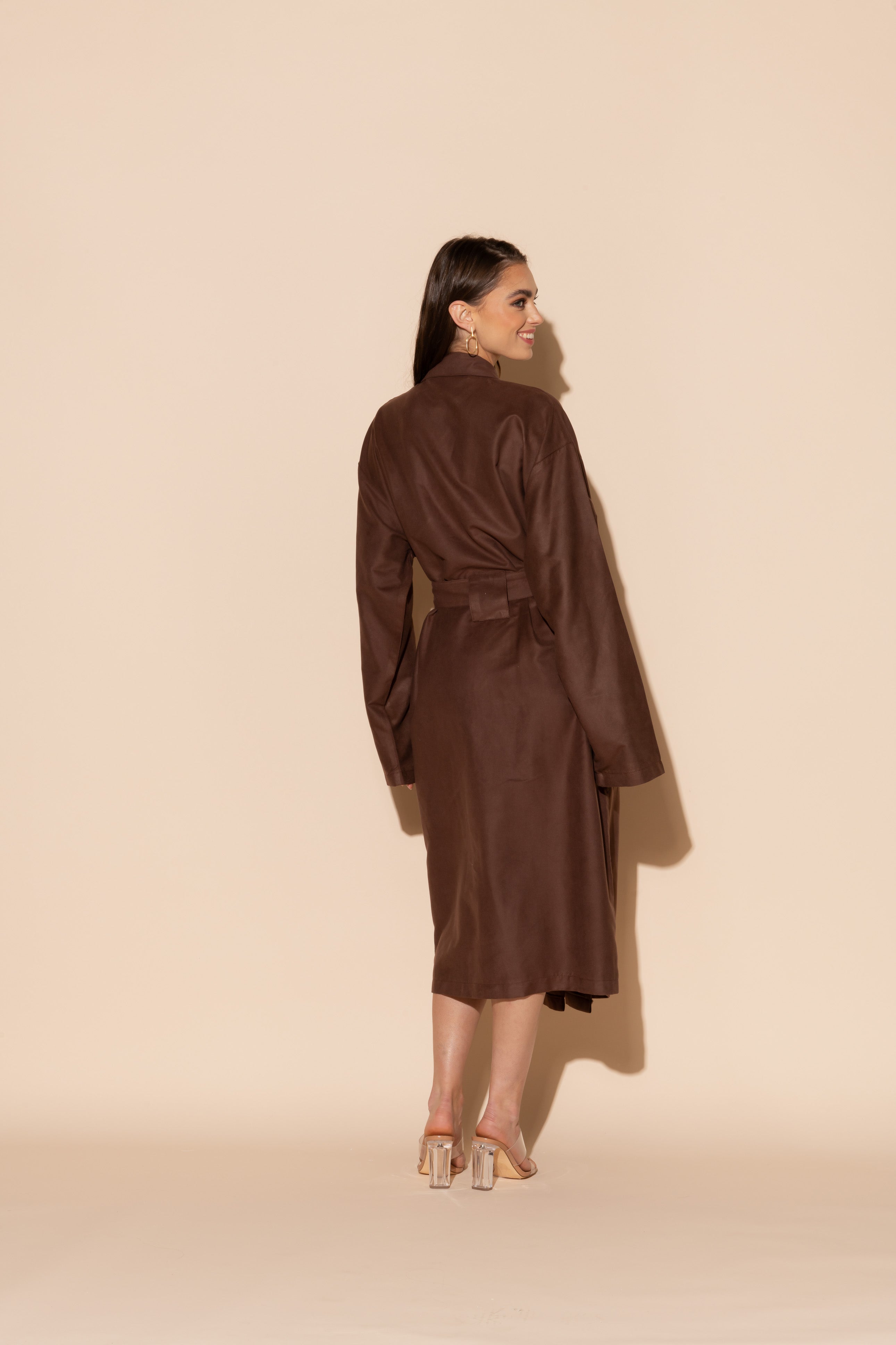 Brown Hotel Single Layer Robe