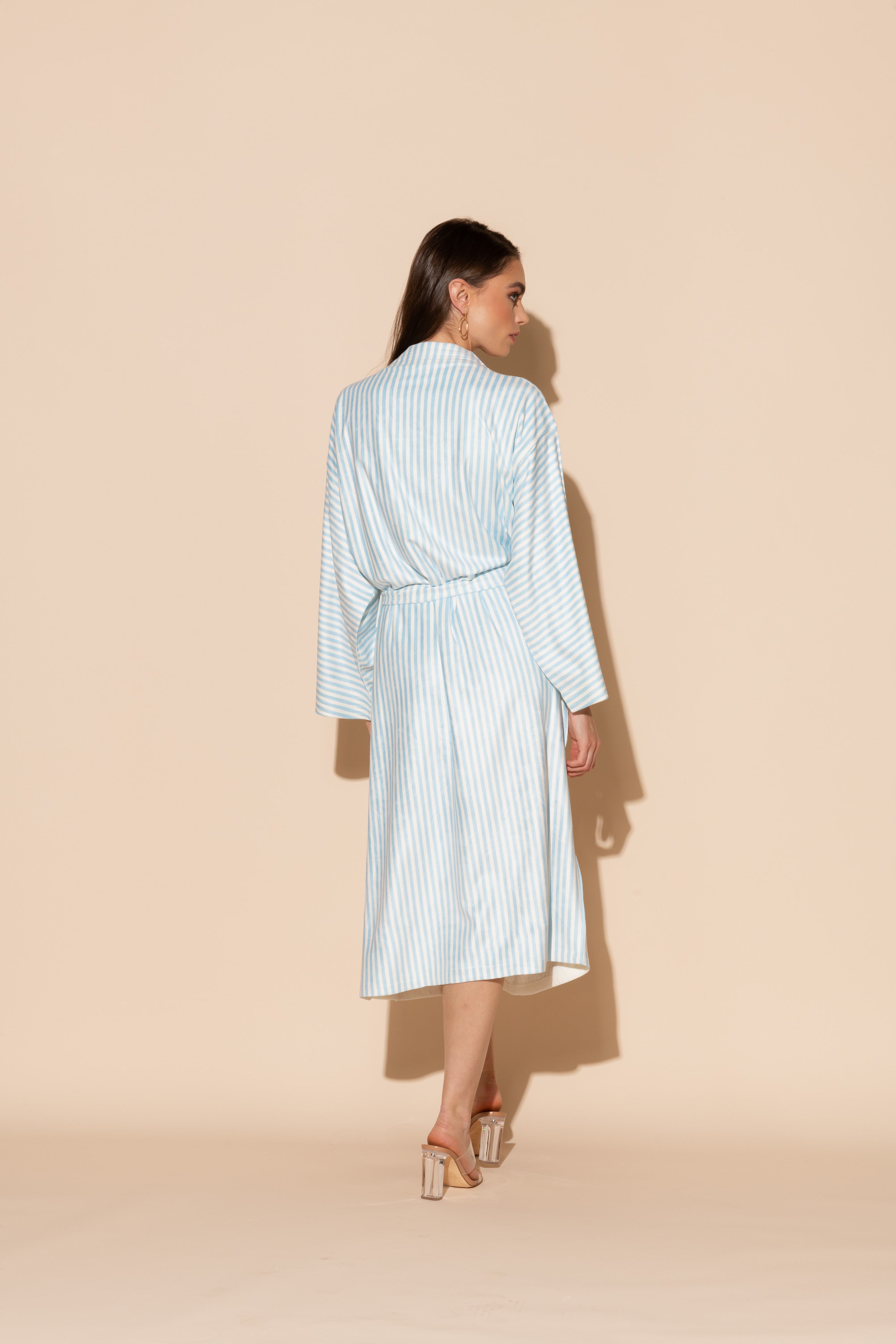 Blue Stripes Kimono